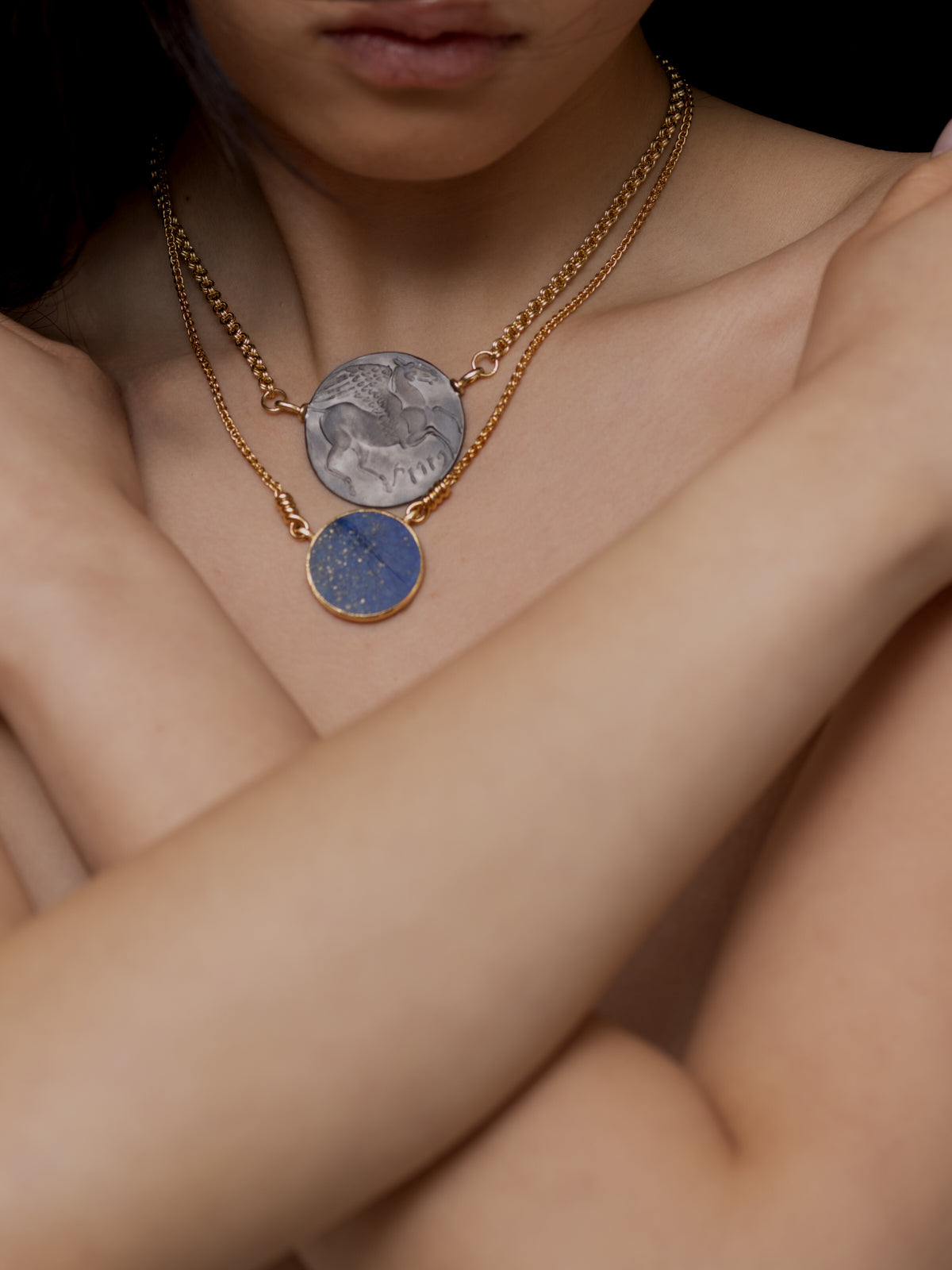 Temple of the Sun Jewellery Jove Necklace Gold Vermeil