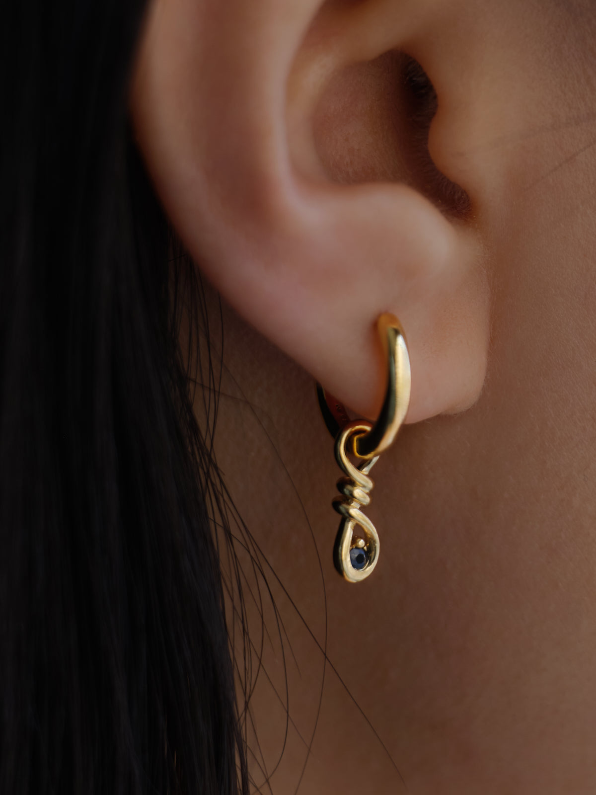 Temple of the Sun Jewellery Lia Earrings Gold Vermeil