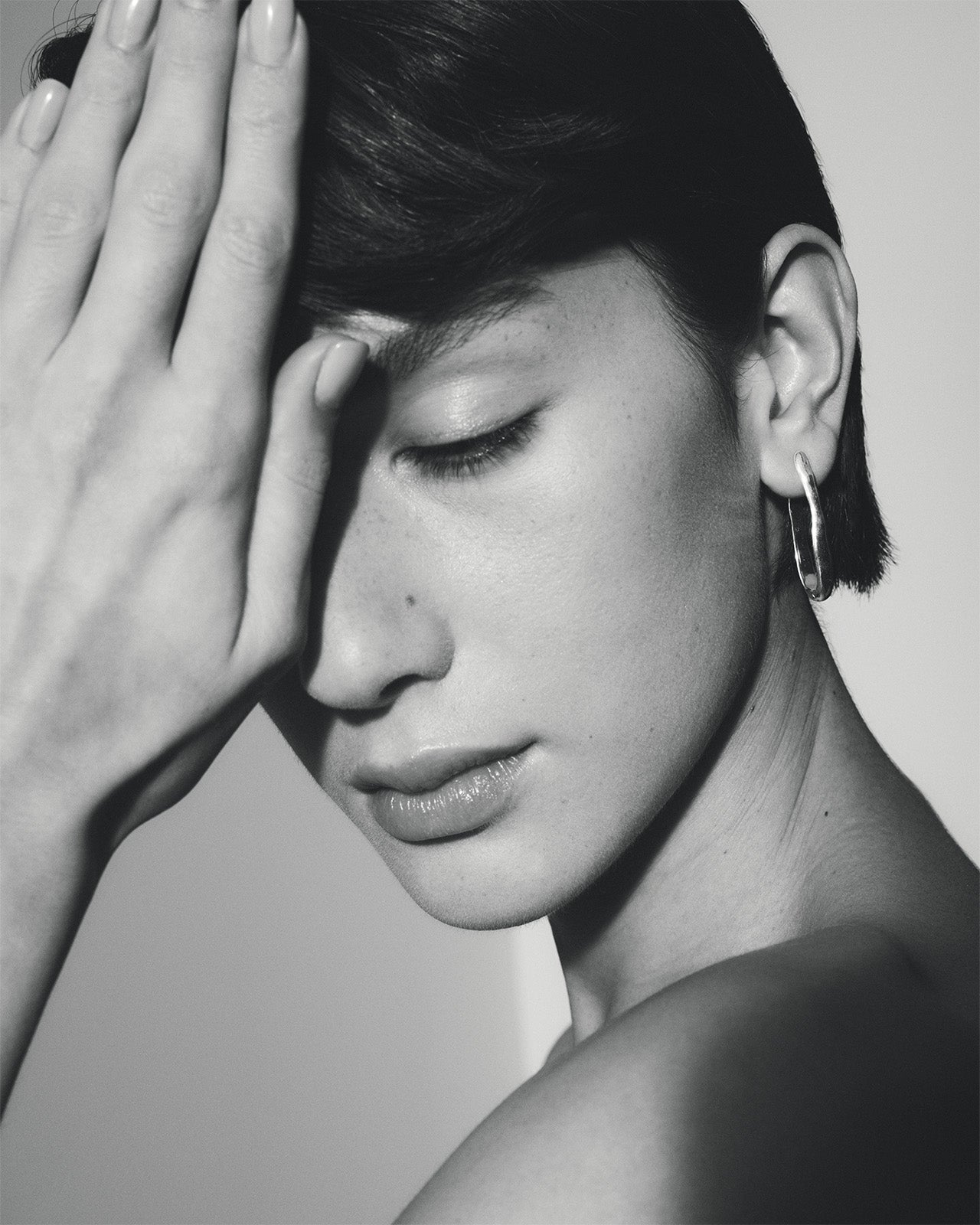 Temple of the Sun Kaolin Earrings Silver