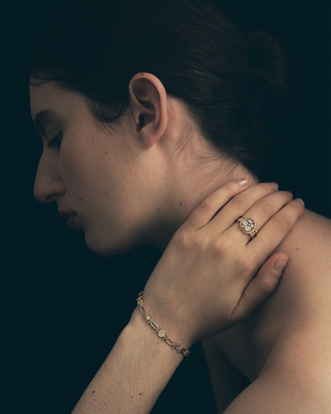 Temple of the Sun Kasia Bracelet Diamond Solid Gold