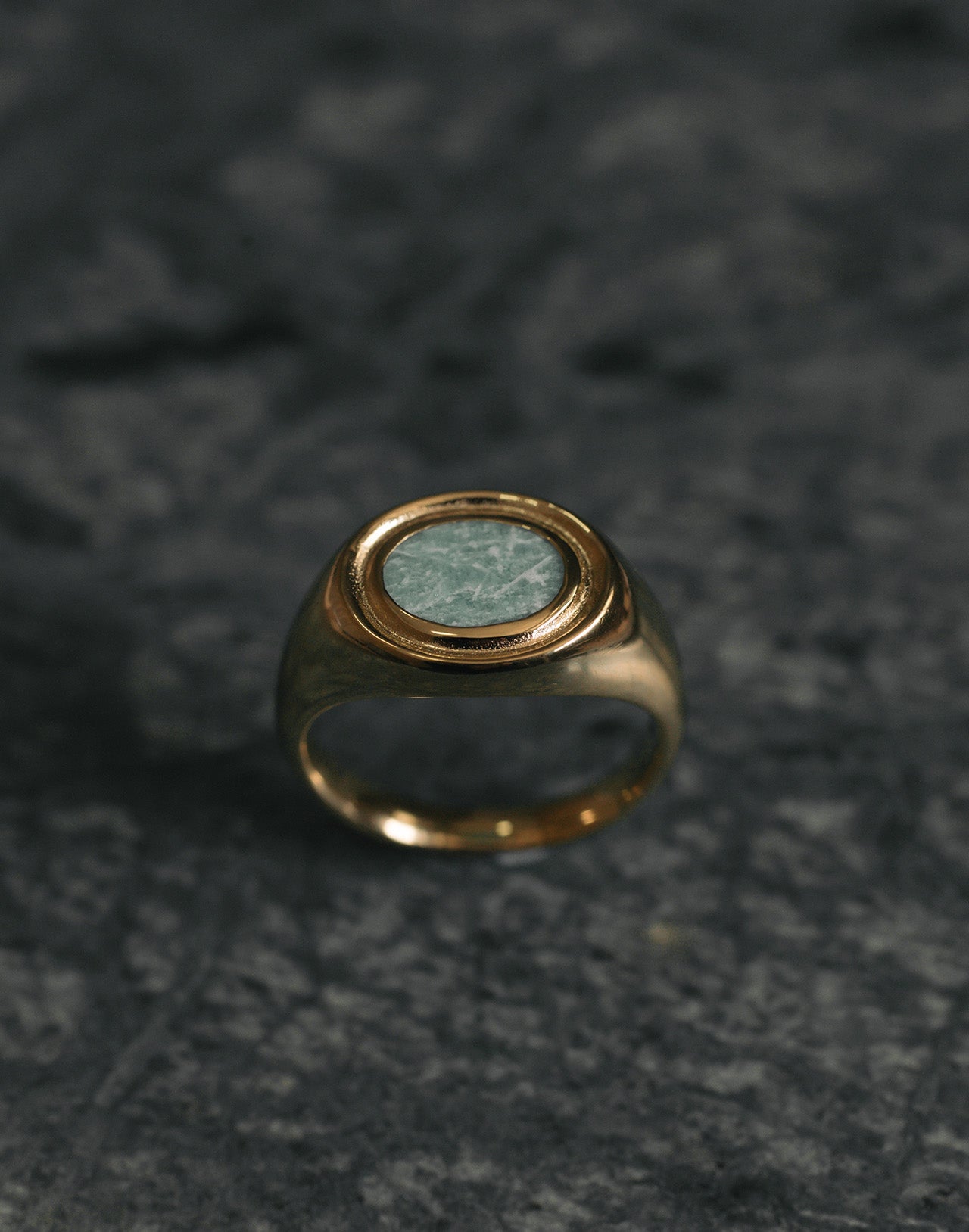 Kosmos Ring Amazonite Gold Vermeil – Temple of the Sun Jewellery