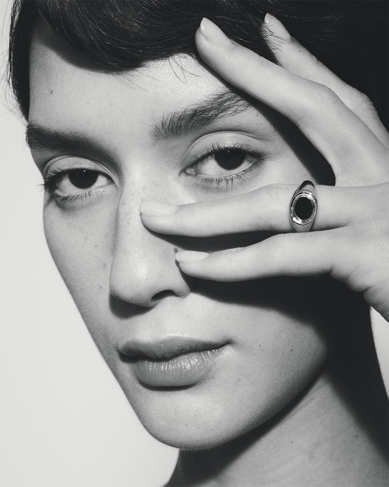 Temple of the Sun Kosmos Ring Onyx Silver