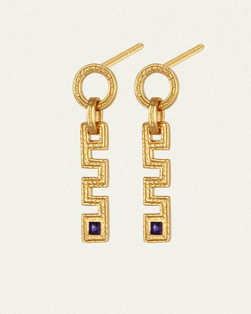 Temple of the Sun Larissa Earrings Gold Vermeil