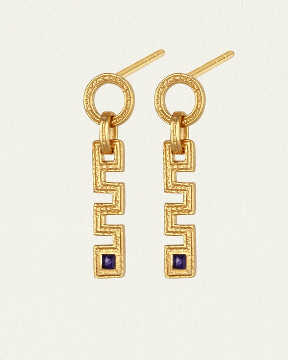 Temple of the Sun Larissa Earrings Gold Vermeil