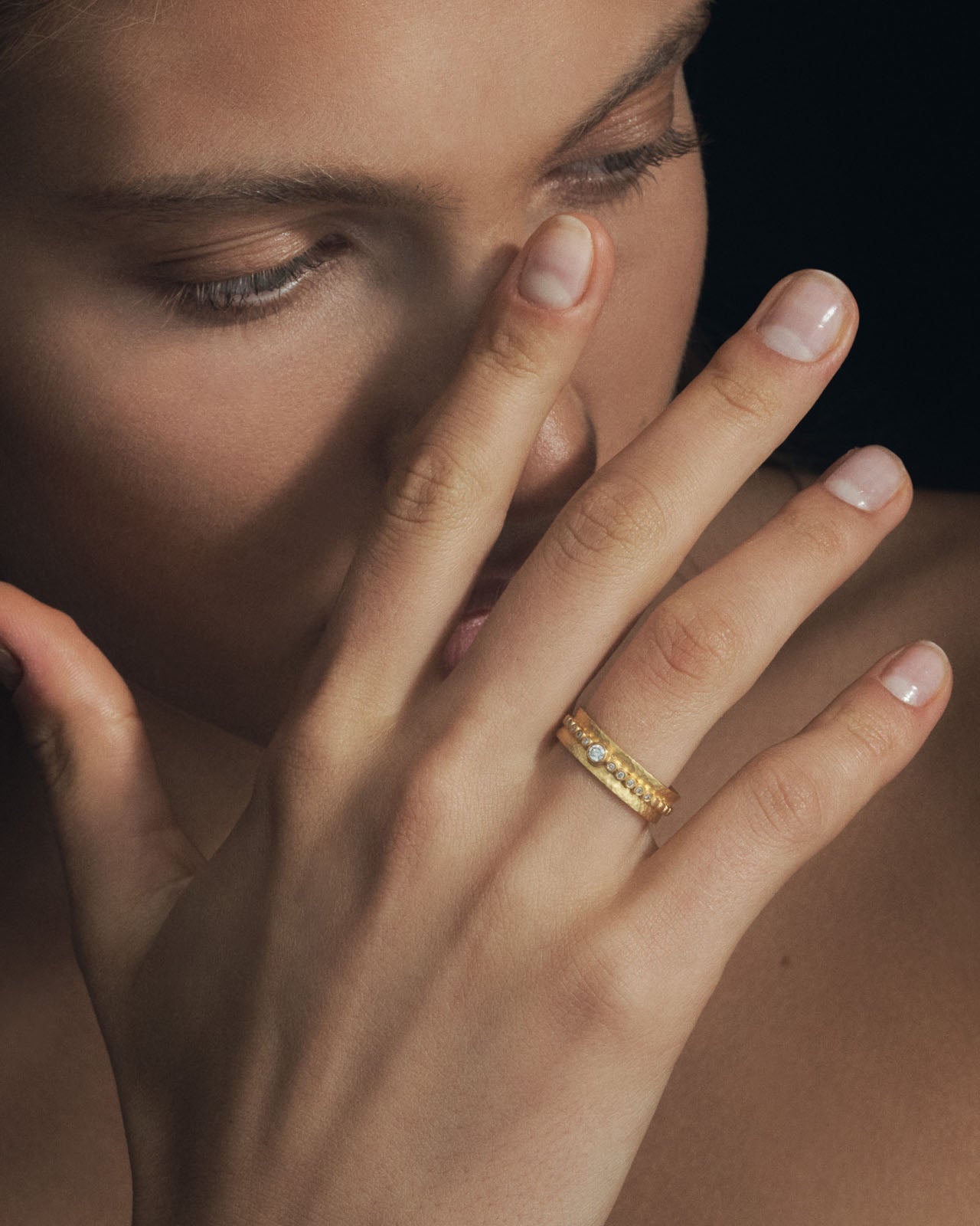 Temple of the Sun Lavinia Ring Solid Gold