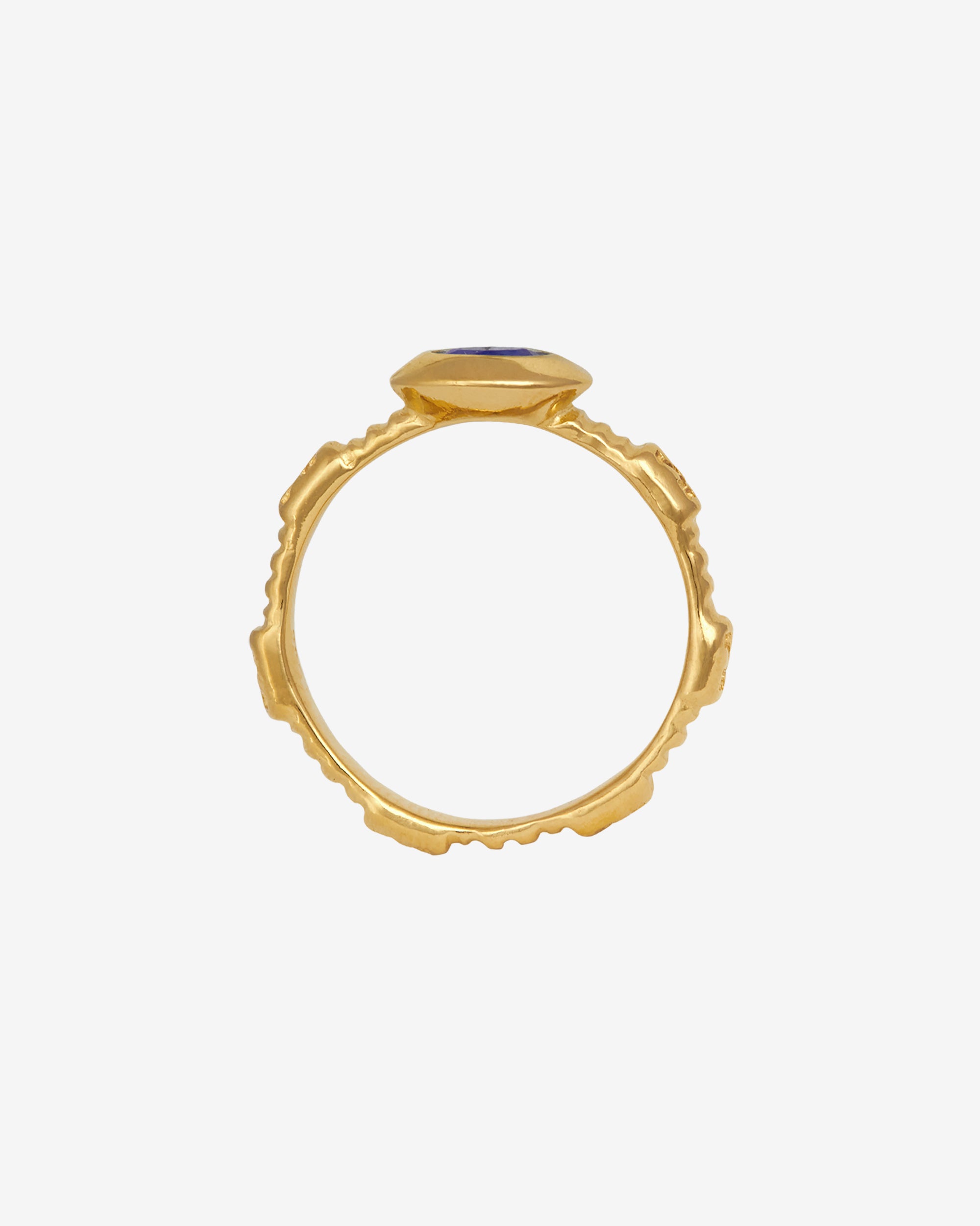 Temple of the Sun Lazuli Ring Gold Vermeil