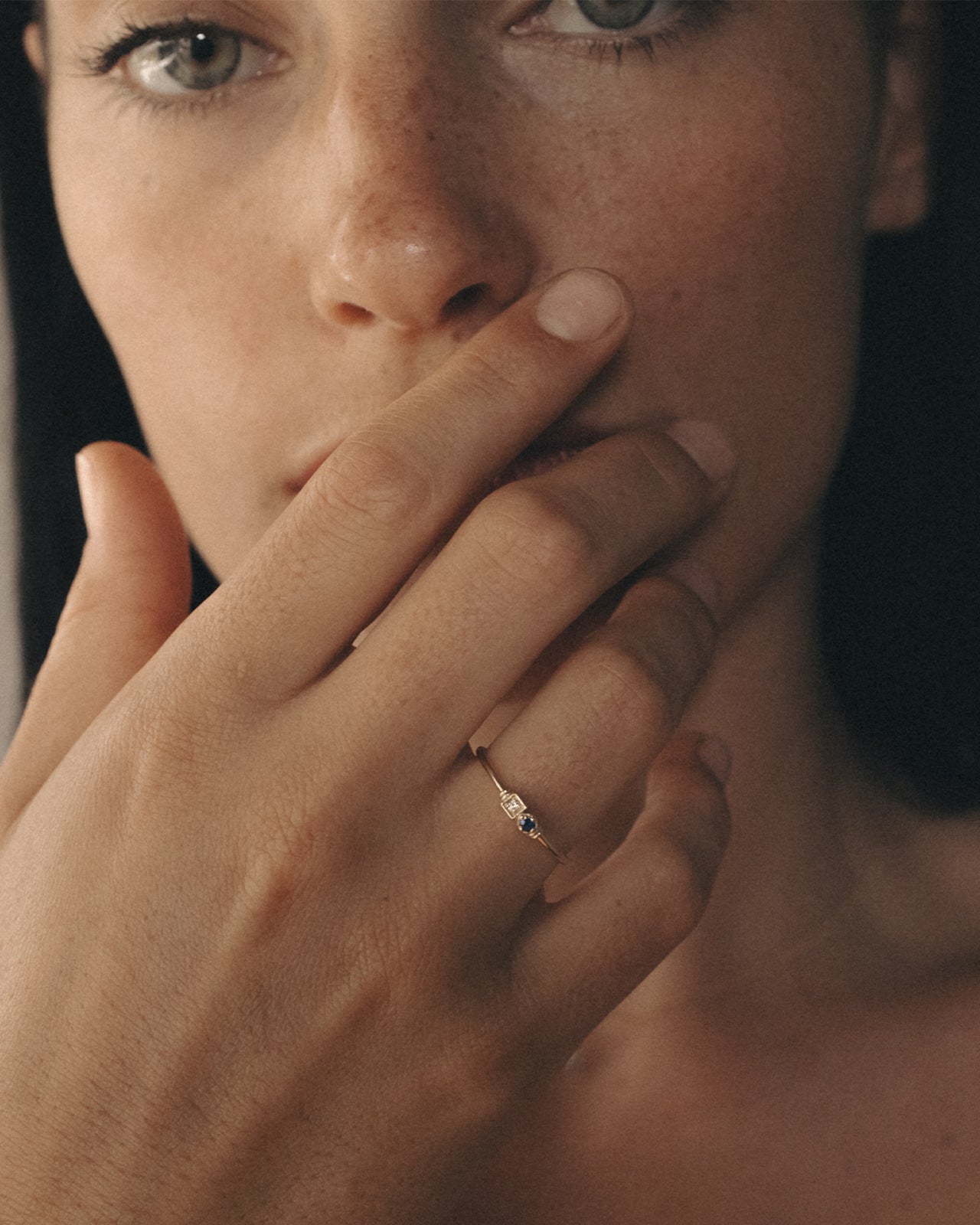 Temple of the Sun Lenci Ring Sapphire Solid Gold