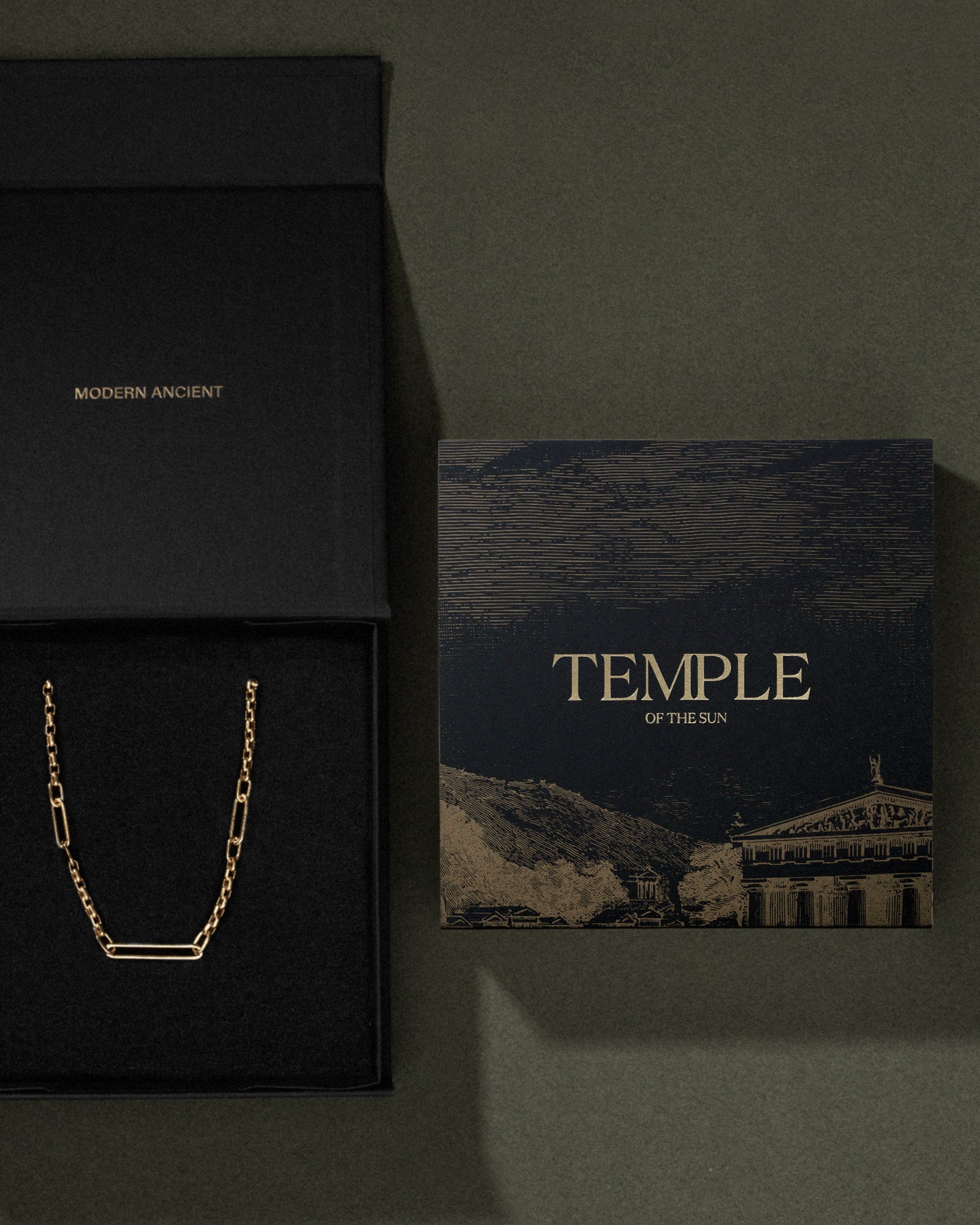 Temple of the Sun Livia Necklace Gold Vermeil