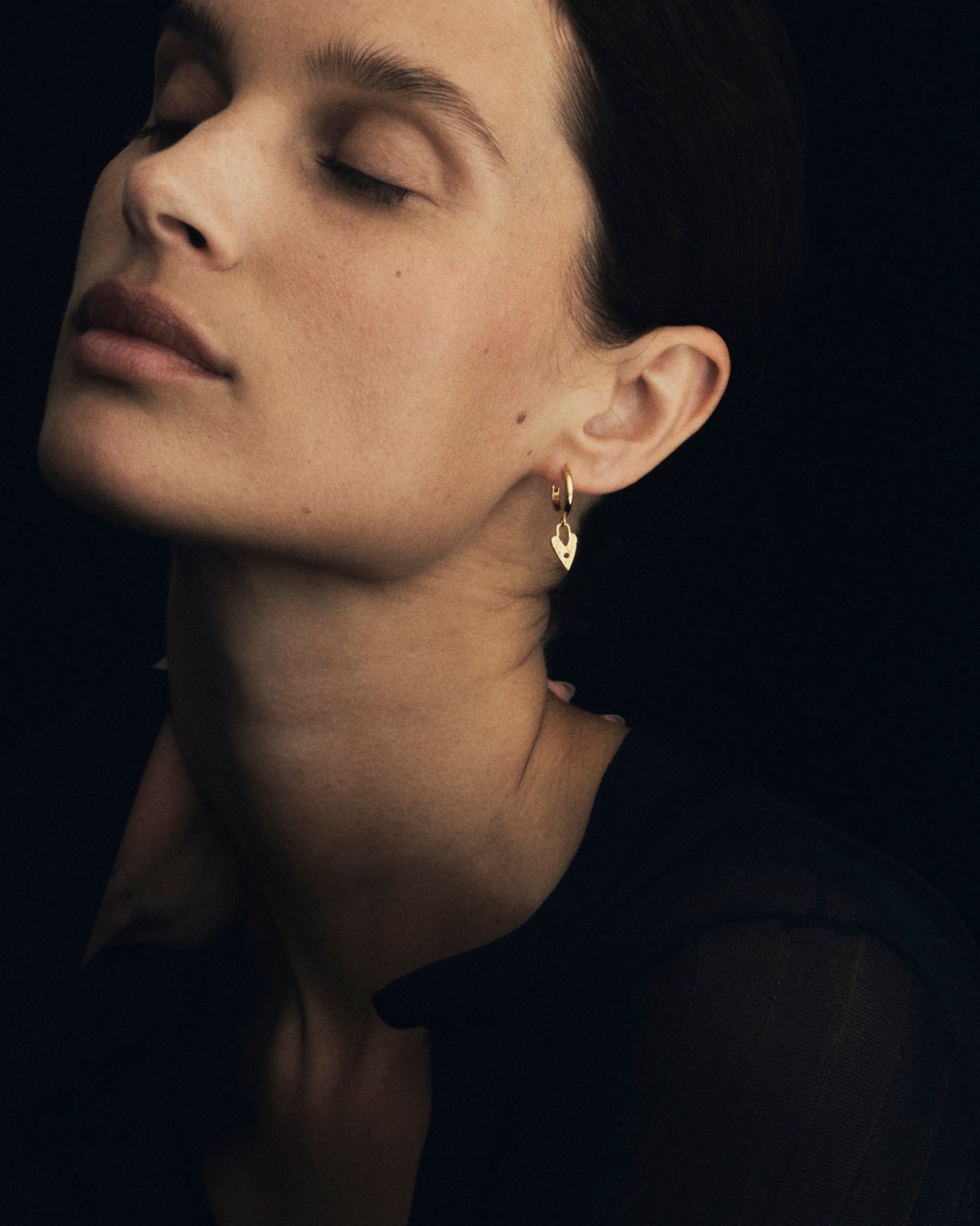 Temple of the Sun Lover Earrings Gold Vermeil