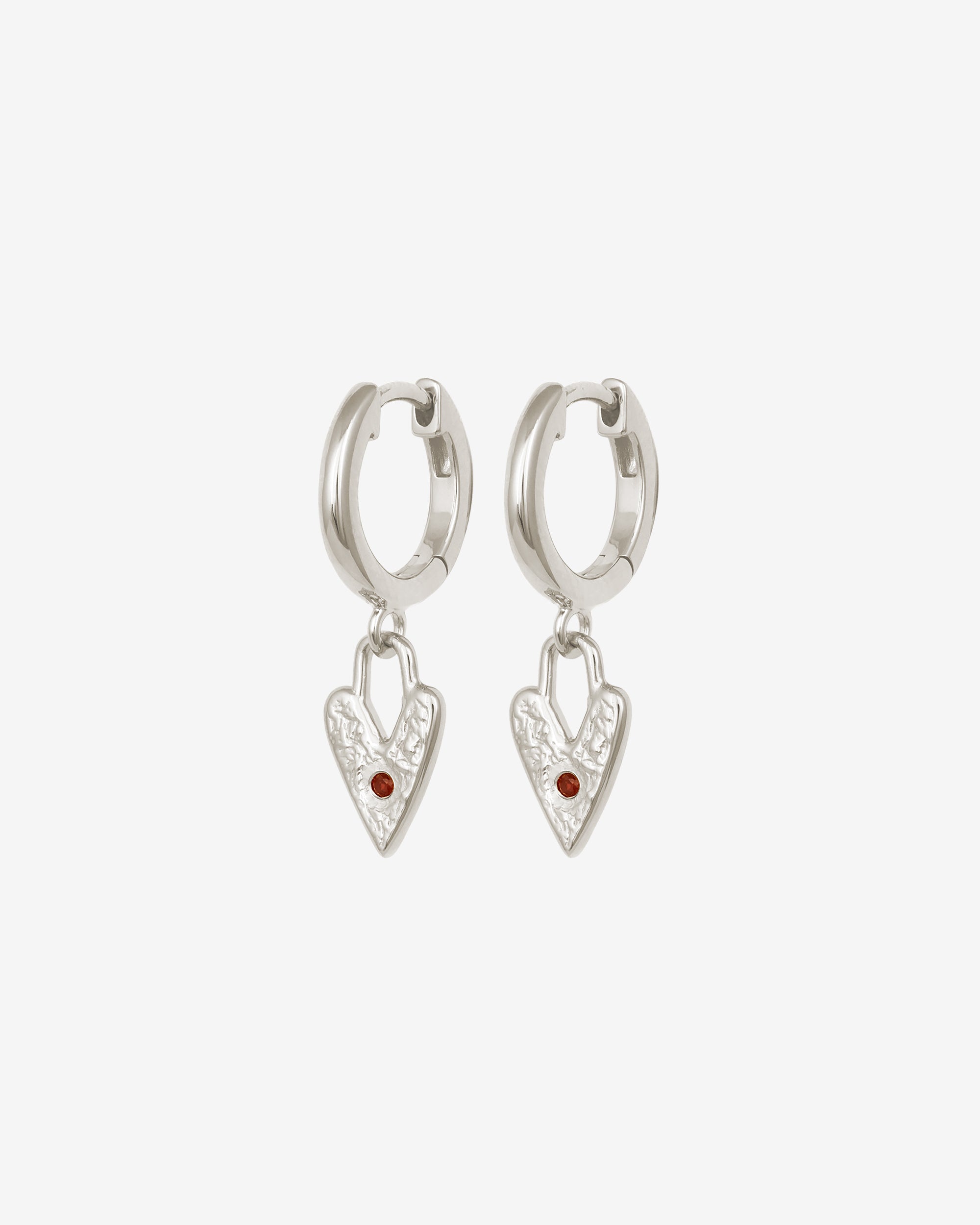 Temple of the Sun Lover Earrings Silver