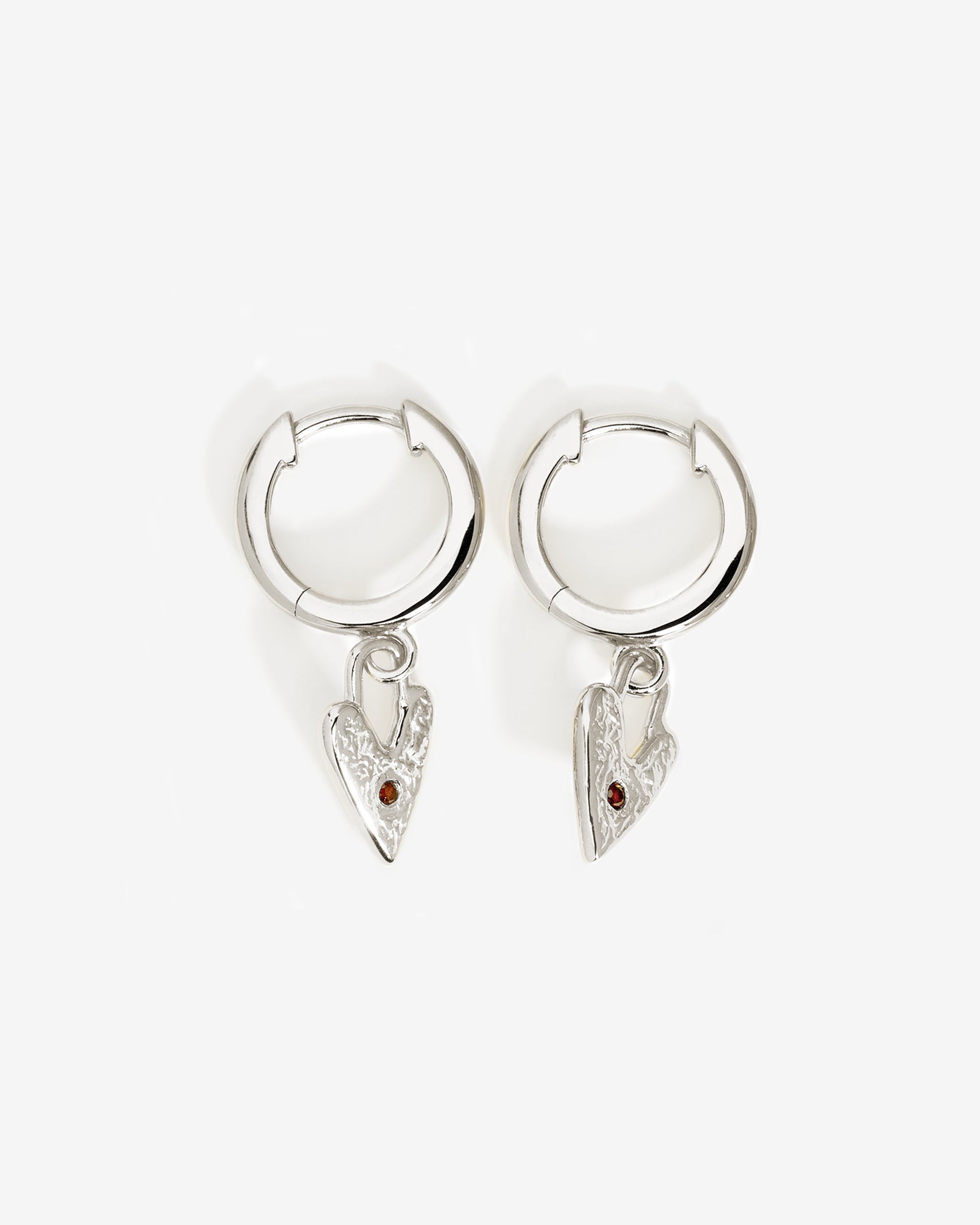 Temple of the Sun Lover Earrings Silver