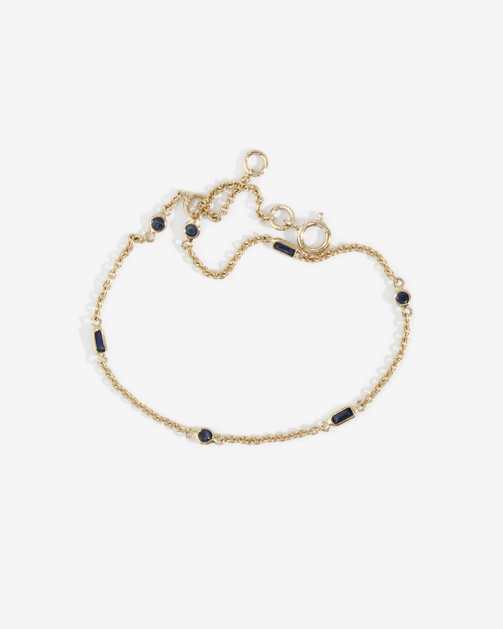 Temple of the Sun Lucia Baguette Bracelet Solid Gold