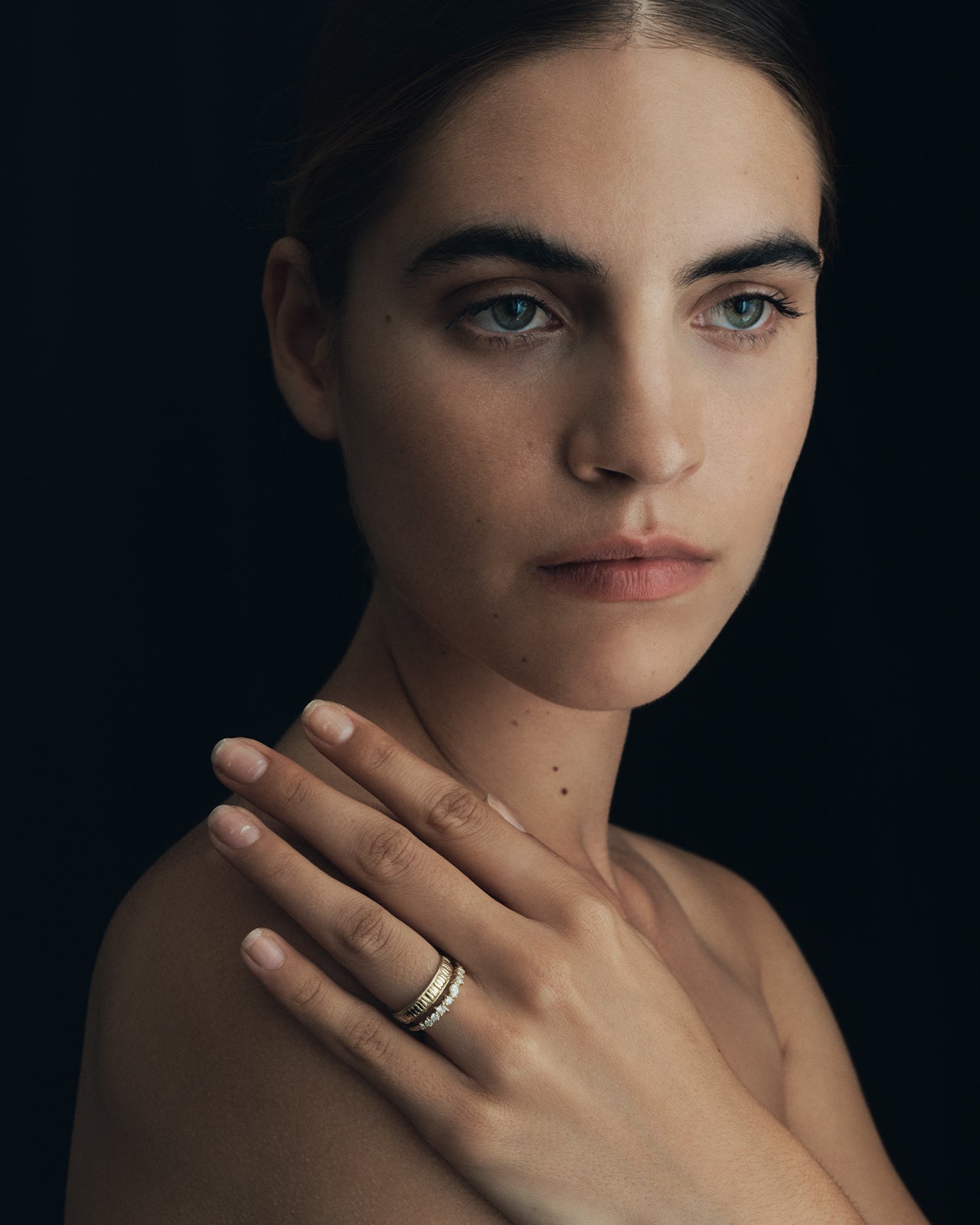 Temple of the Sun Lucina Ring Diamond Solid Gold