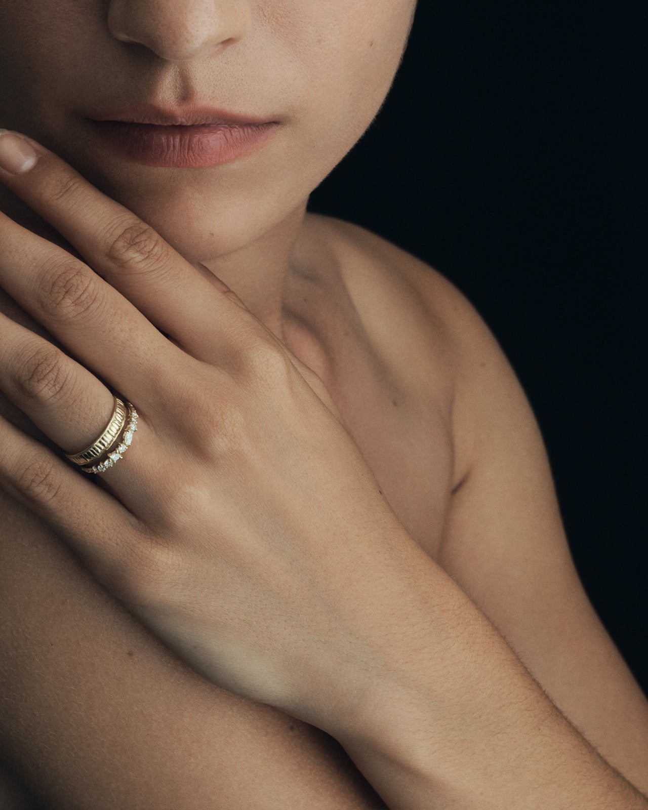 Temple of the Sun Lucina Ring Diamond Solid Gold