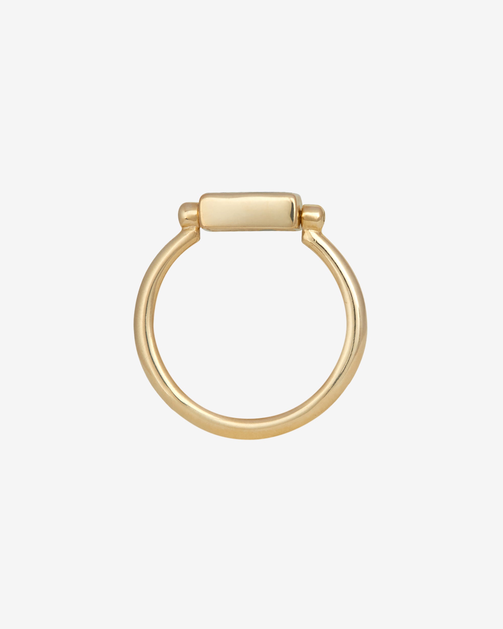 Temple of the Sun Luxor Ring Lapis Solid Gold