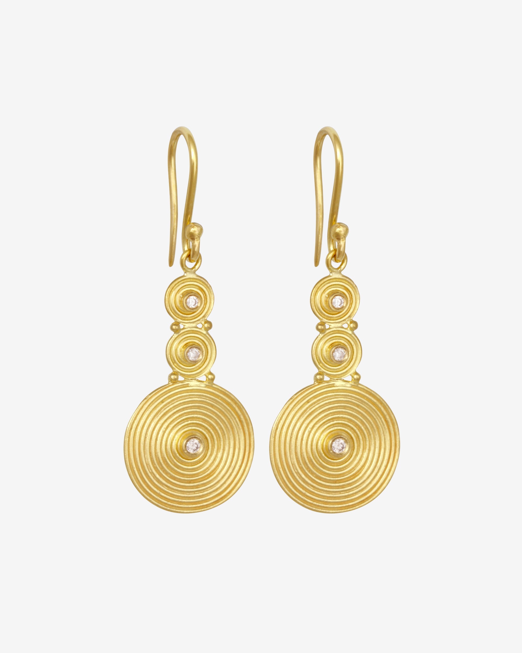 Temple of the Sun Lydia Earrings Solid Gold