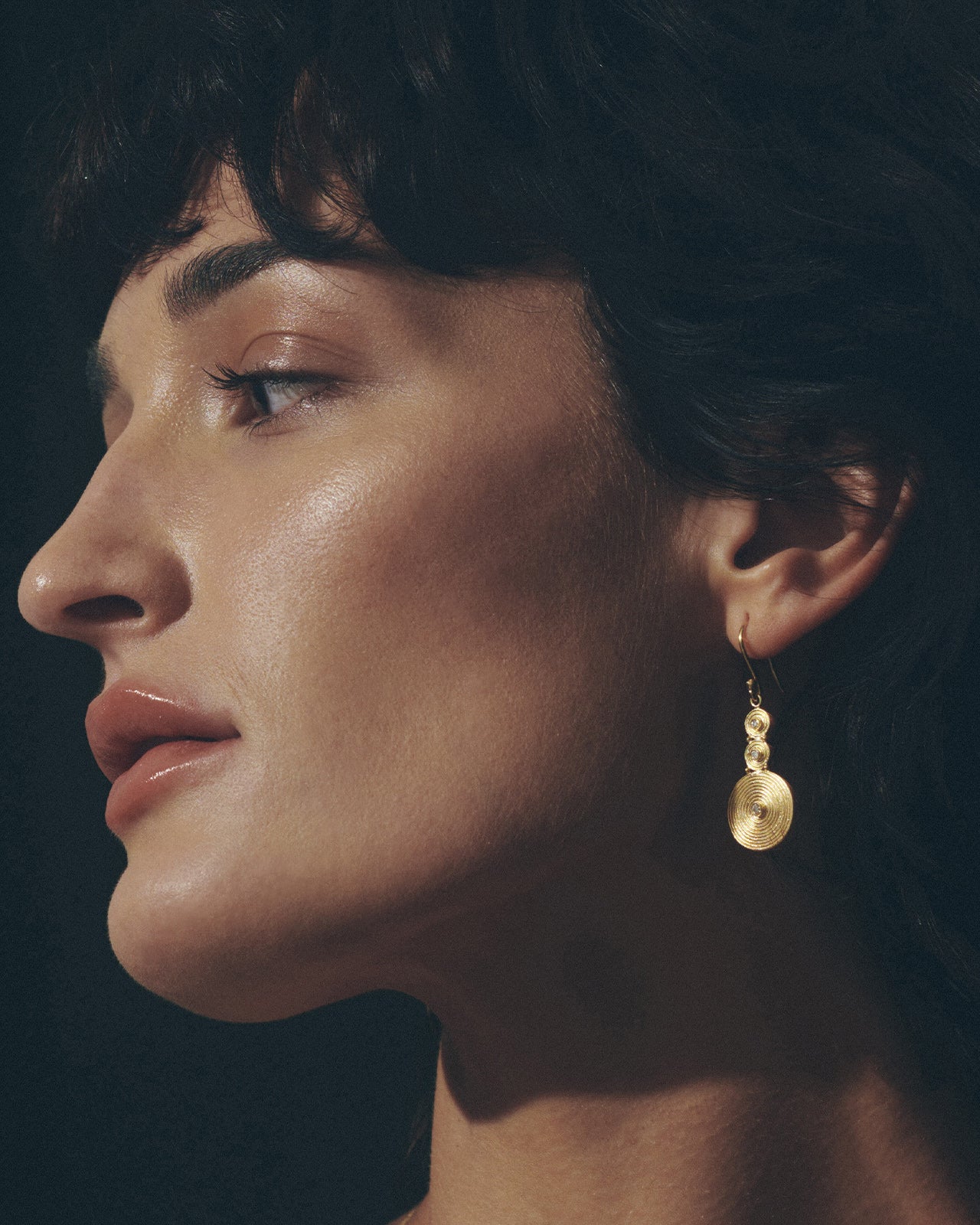 Temple of the Sun Lydia Earrings Solid Gold