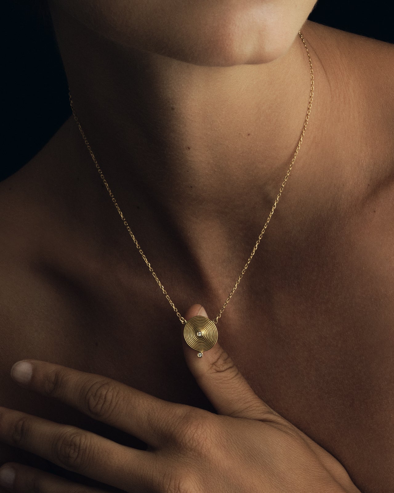 Temple of the Sun Lydia Necklace Solid Gold