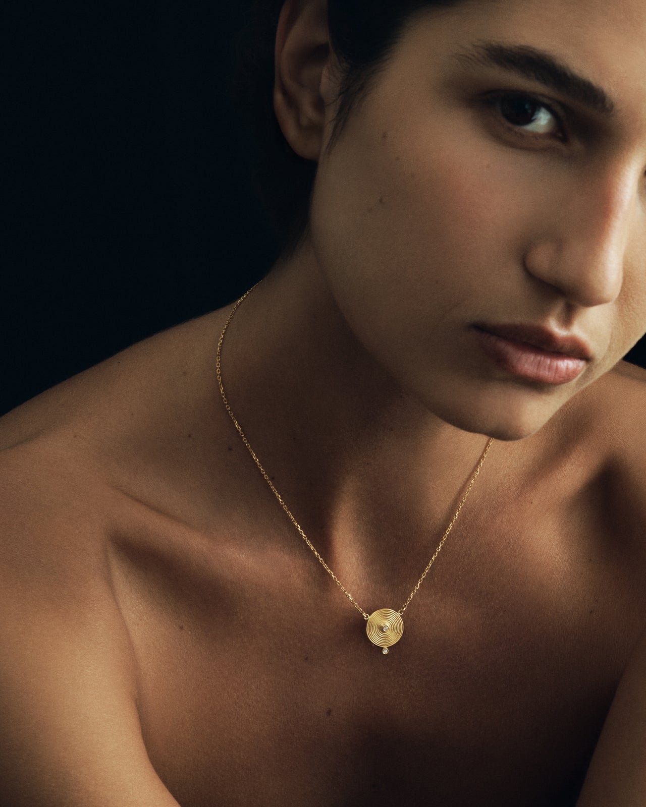 Temple of the Sun Lydia Necklace Solid Gold