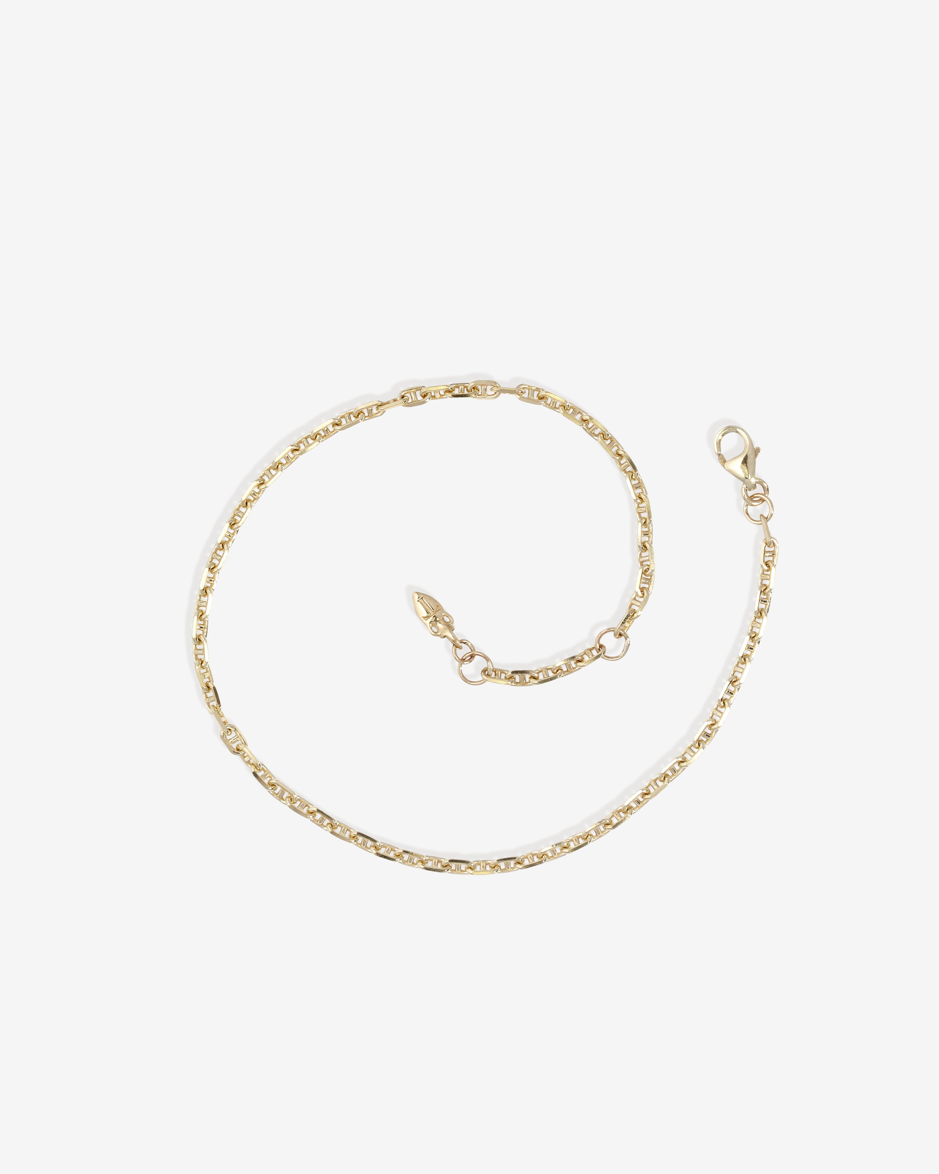 Temple of the Sun Mariner Bracelet 2.2mm Solid Gold