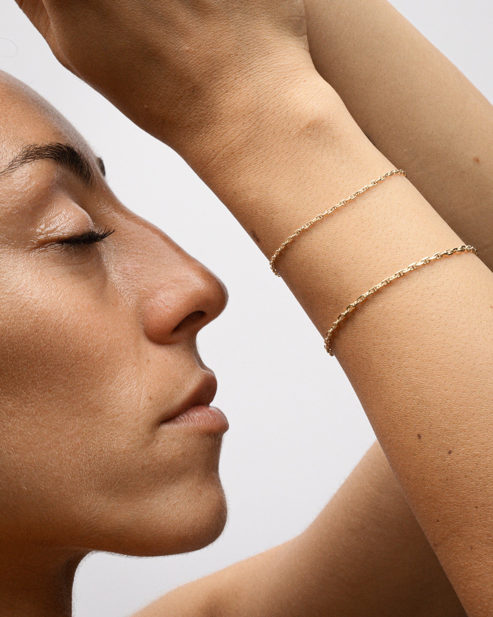 Temple of the Sun Mariner Bracelet 2.2mm Solid Gold