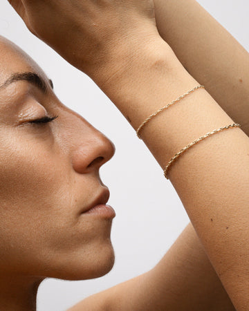 Temple of the Sun Mariner Bracelet 2.2mm Solid Gold