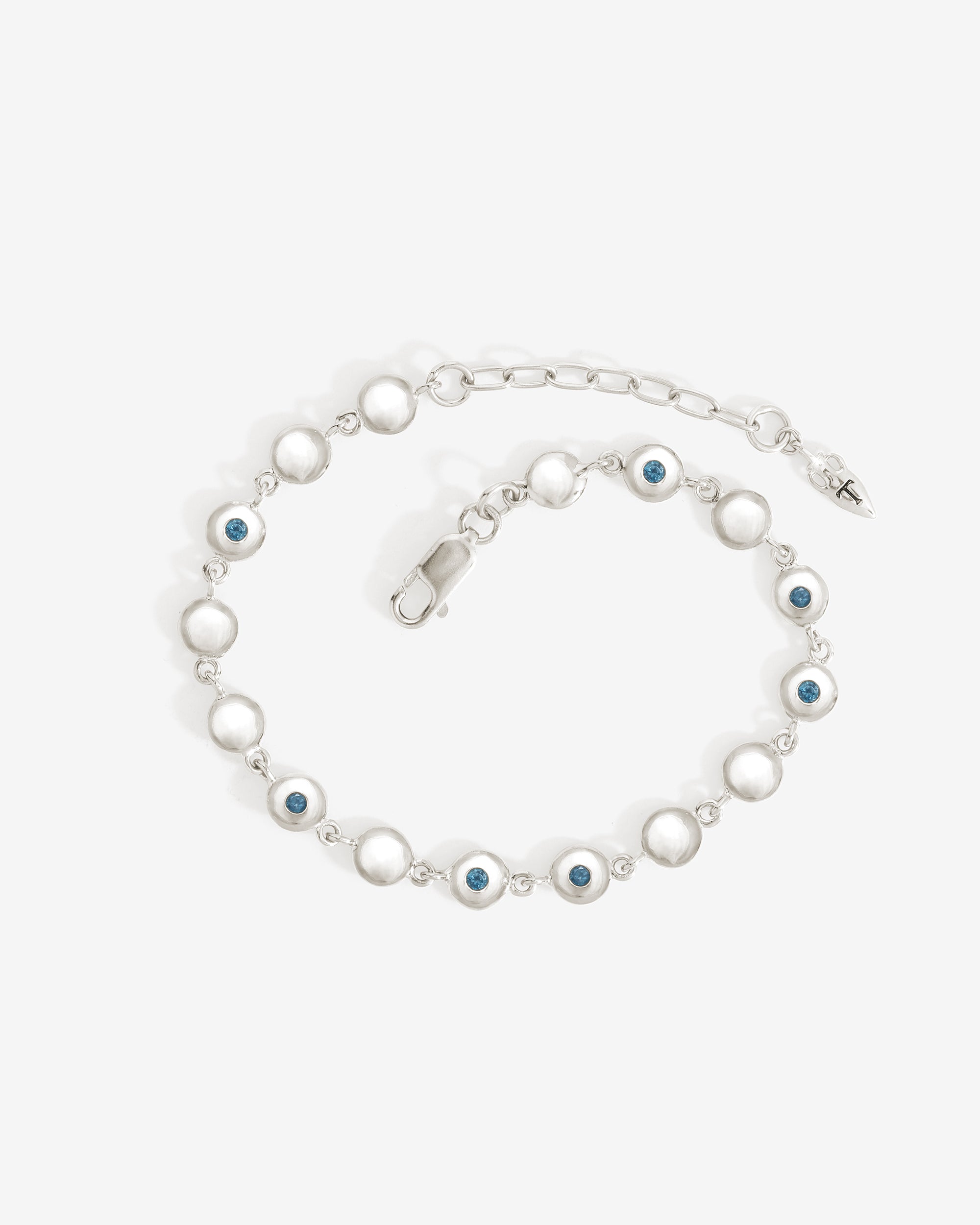 Temple of the Sun Mavi Chain Bracelet Silver