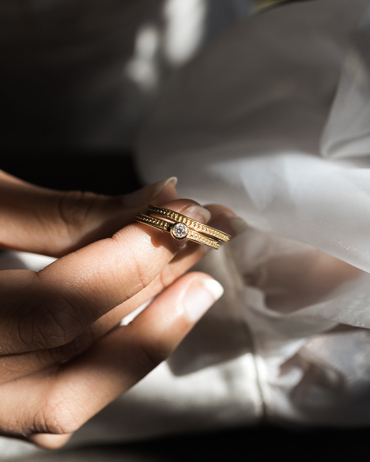 Temple of the Sun Mila Ring Diamond Solid Gold