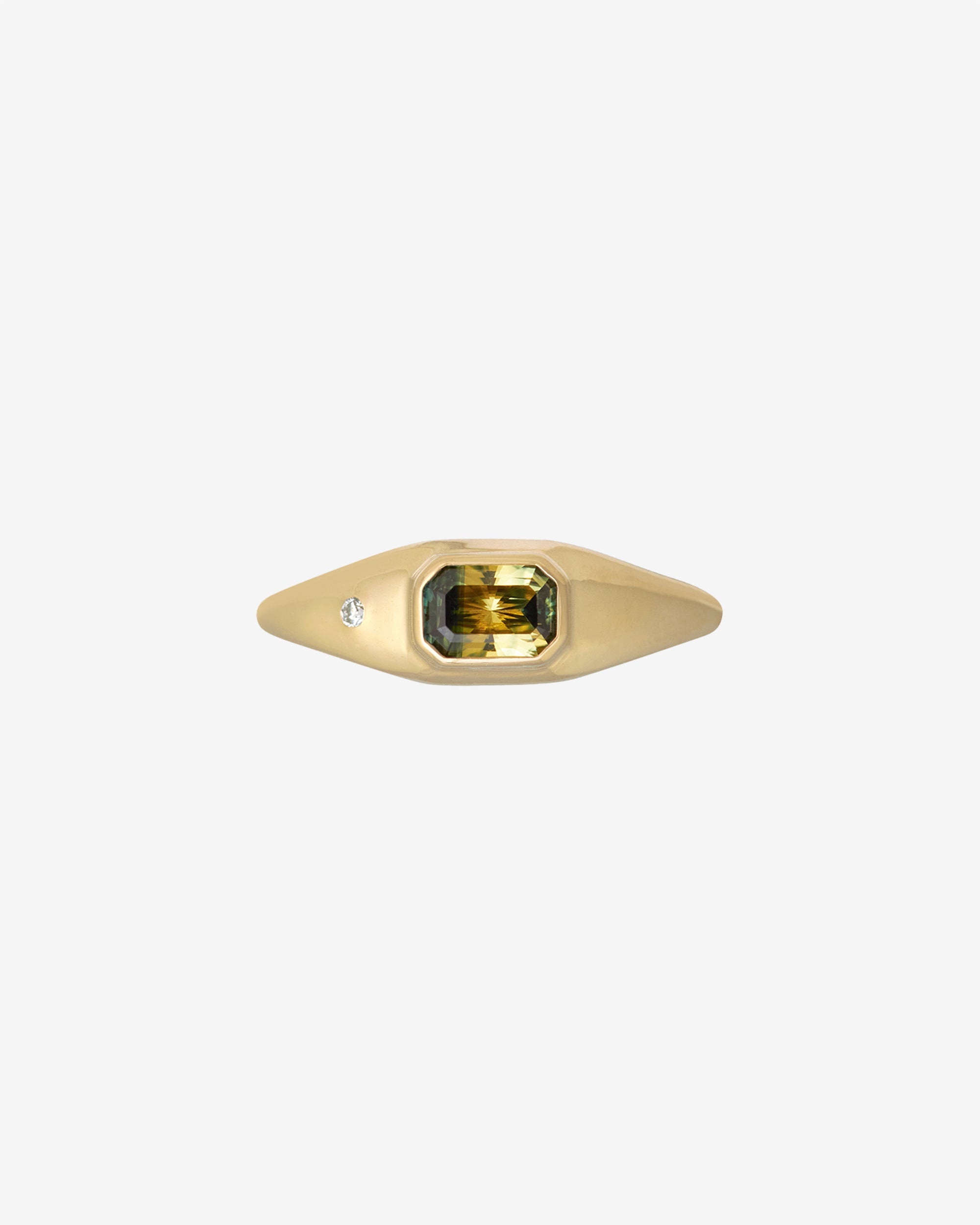 Temple of the Sun Min Ring Barion Parti Sapphire Solid Gold