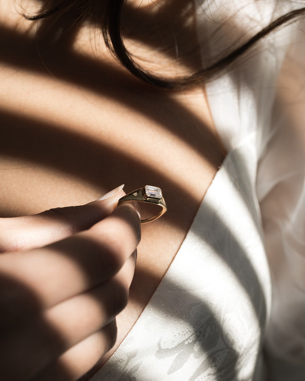 Temple of the Sun Min Ring Diamond Solid Gold