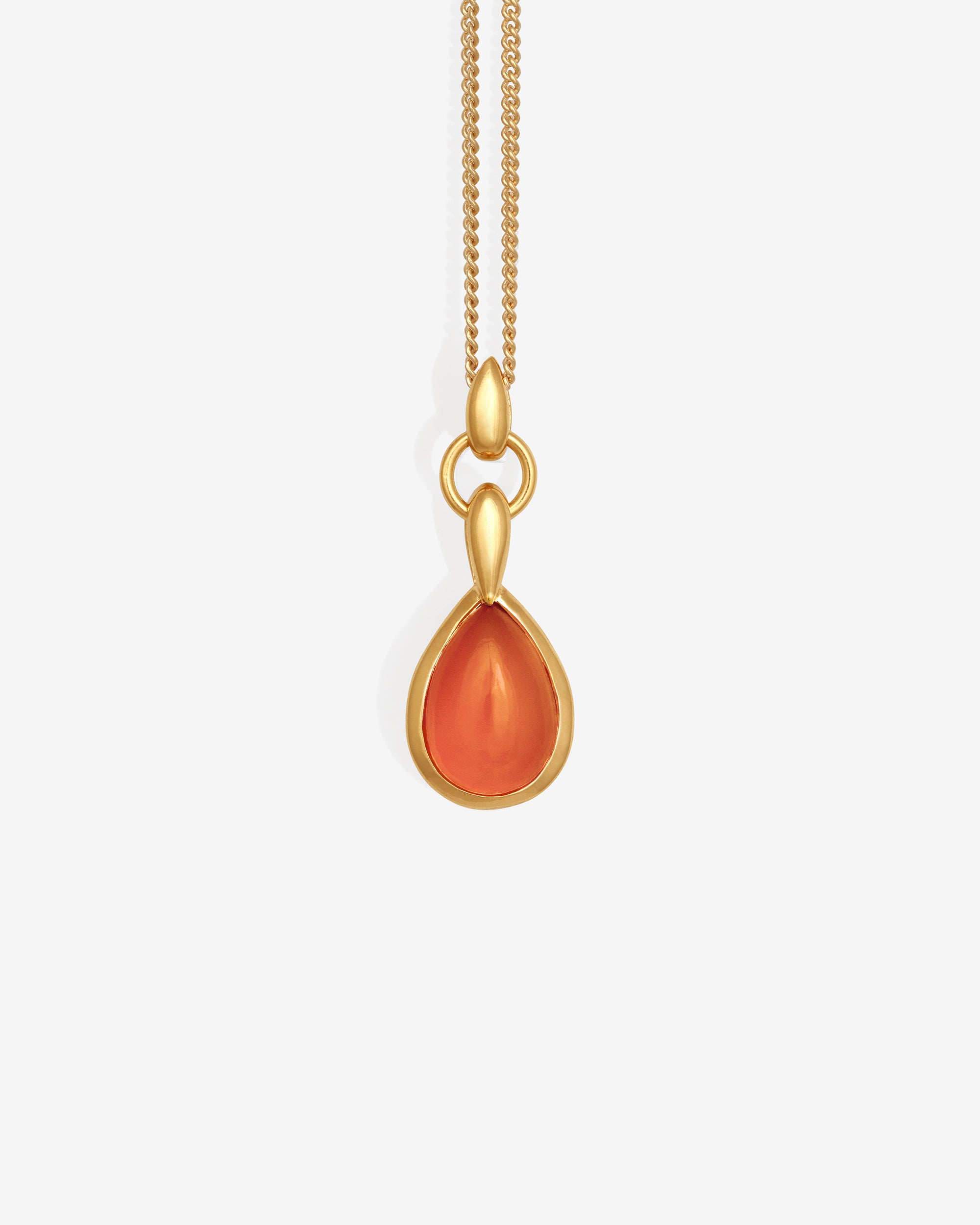 Temple of the Sun Mirren Necklace Carnelian Gold Vermeil
