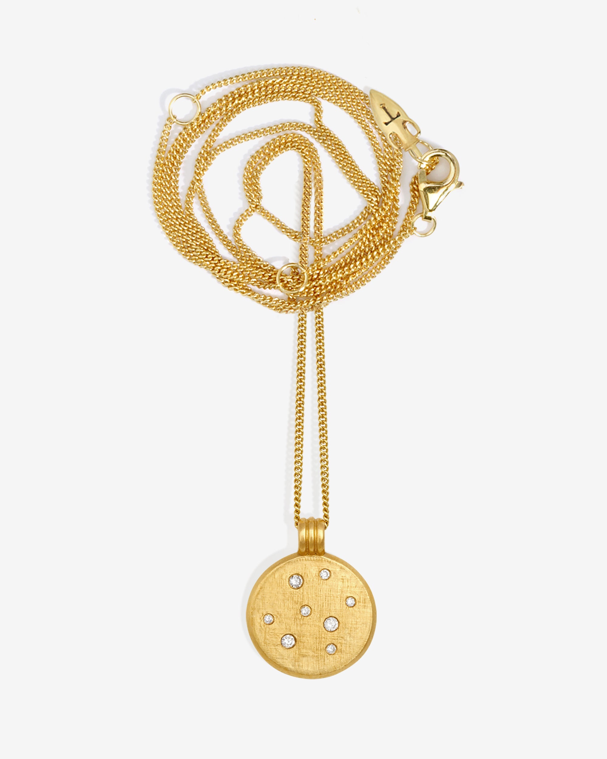 Temple of the Sun Nebula Necklace Gold Vermeil