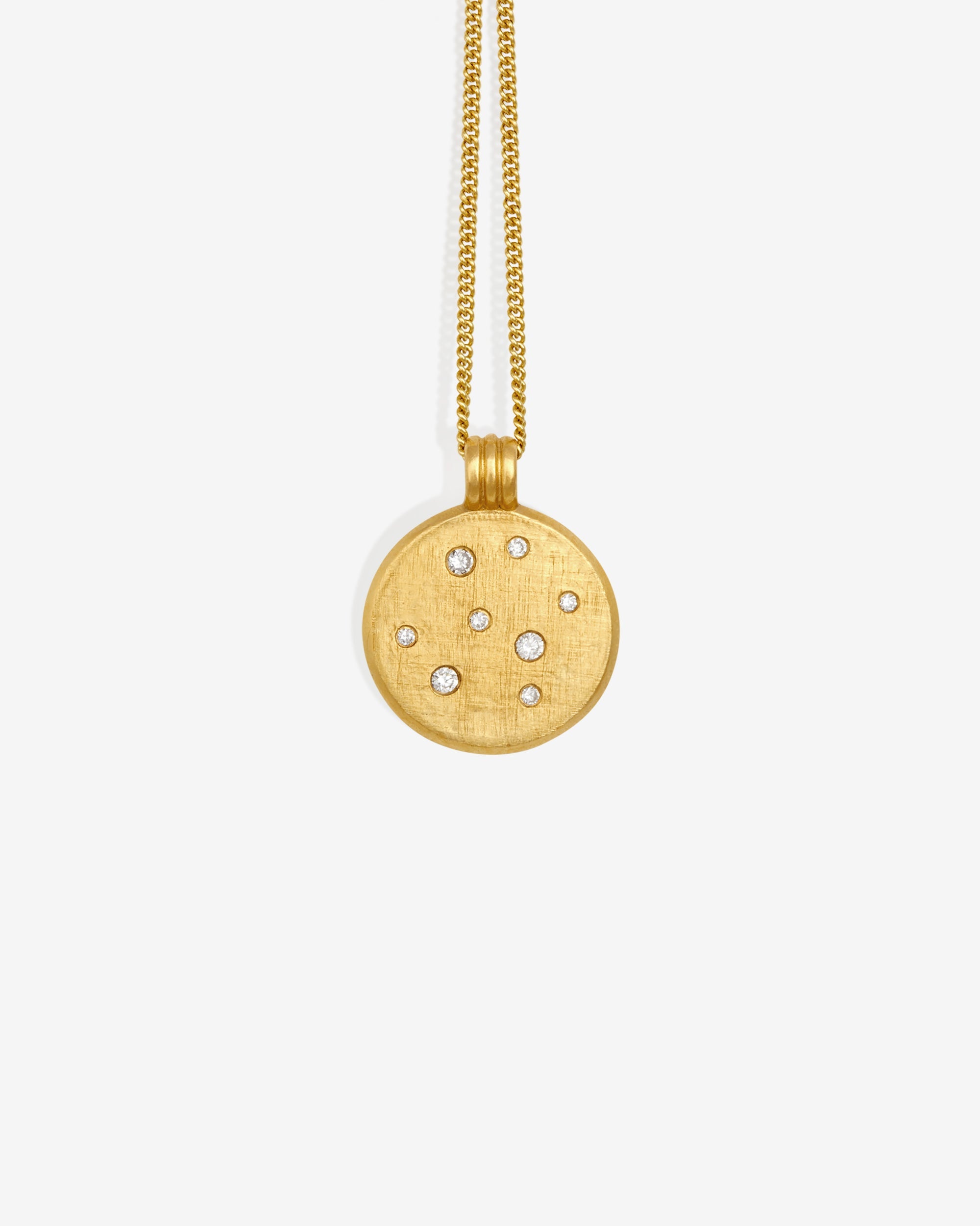 Temple of the Sun Nebula Necklace Gold Vermeil