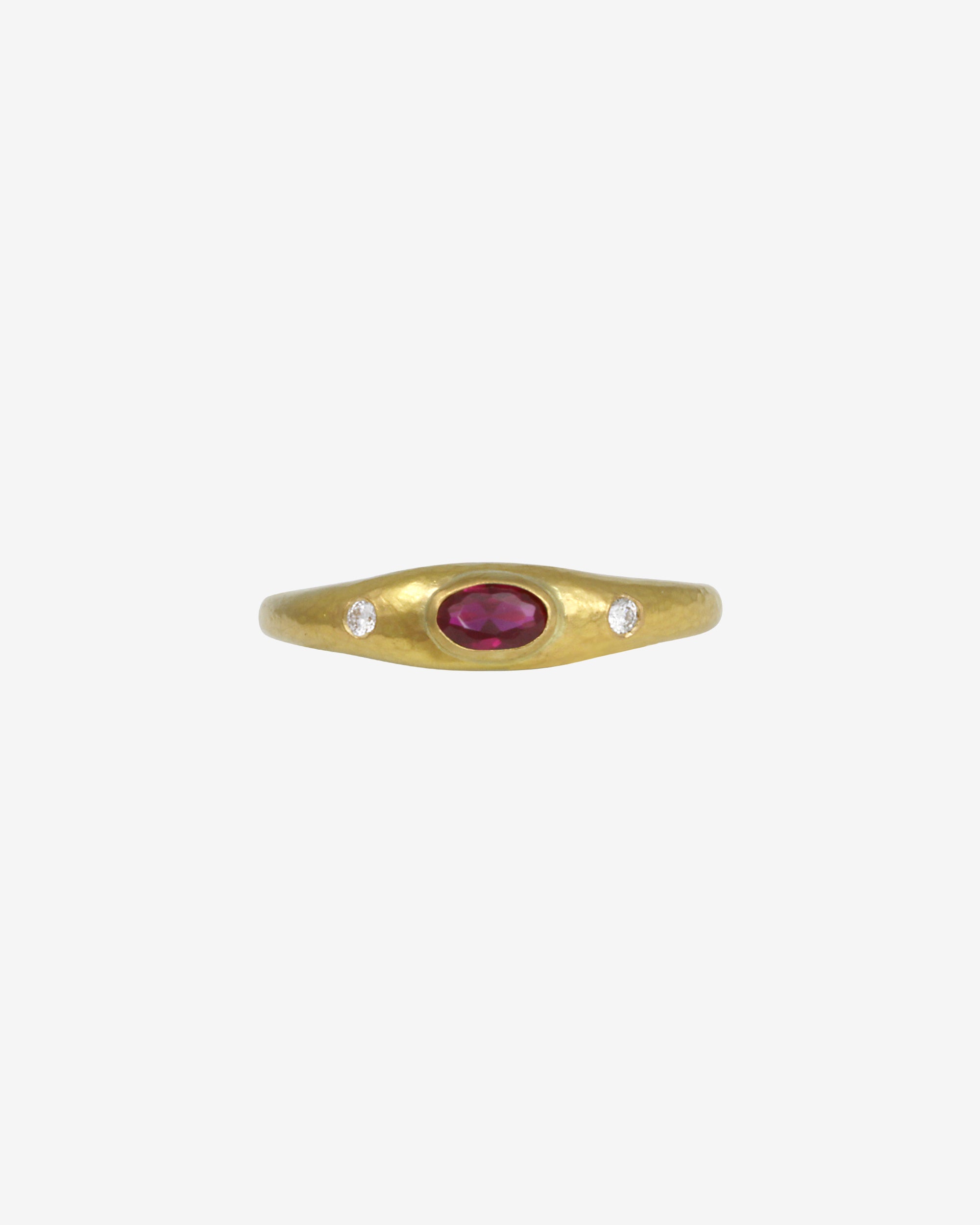 Temple of the Sun Nesa Ring Ruby Solid Gold
