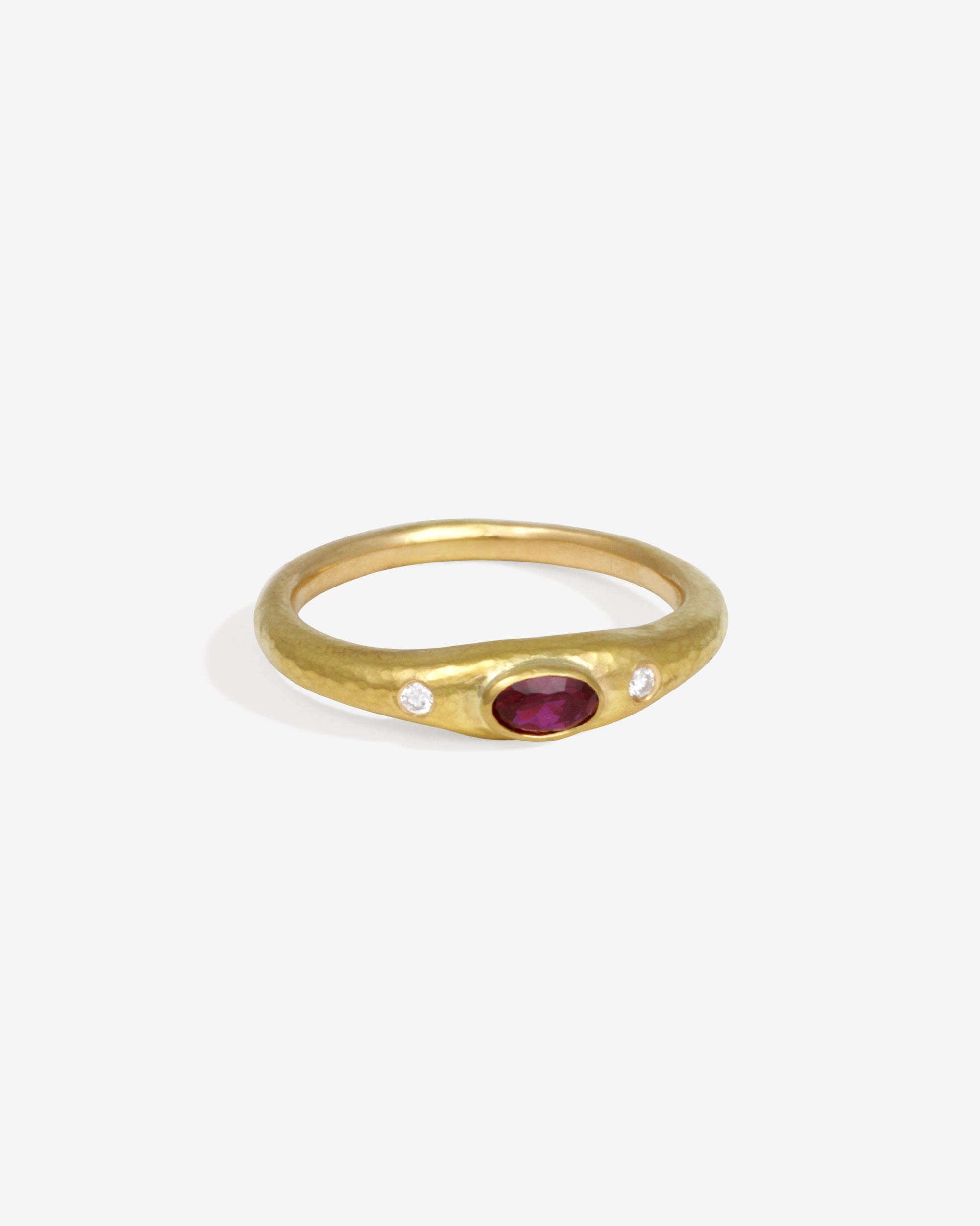 Temple of the Sun Nesa Ring Ruby Solid Gold