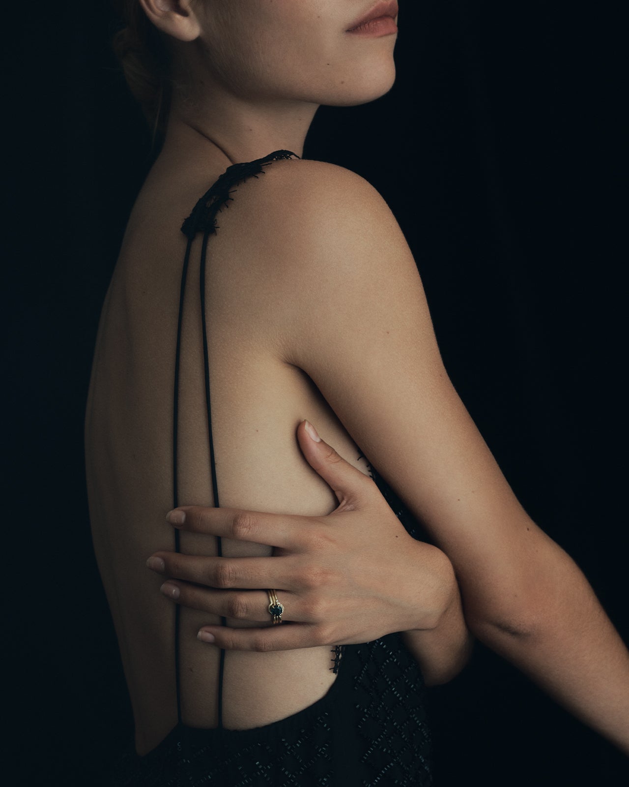 Temple of the Sun Nimbus Ring Brilliant Diamond Solid Gold