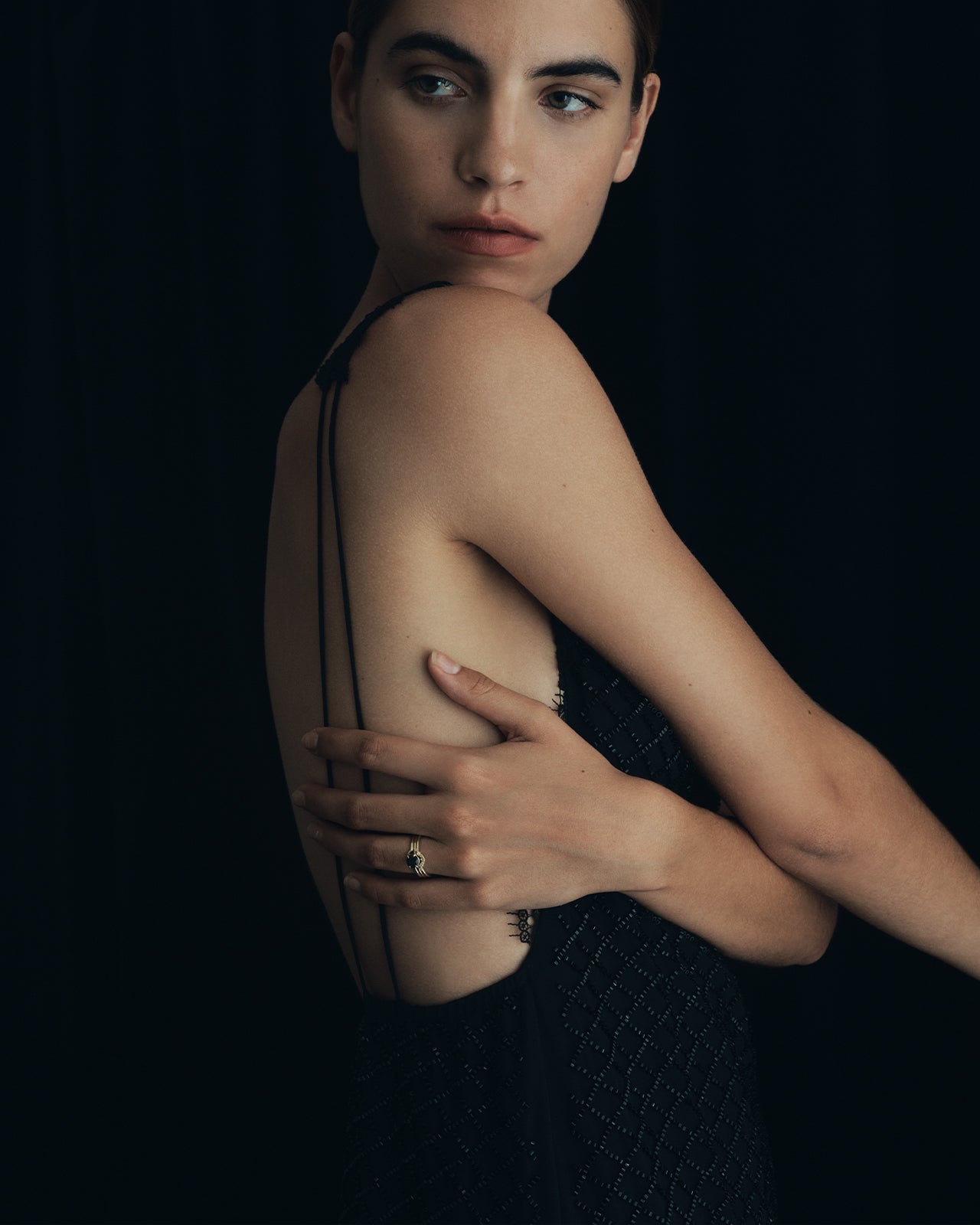 Temple of the Sun Nimbus Ring Brilliant Diamond Solid Gold