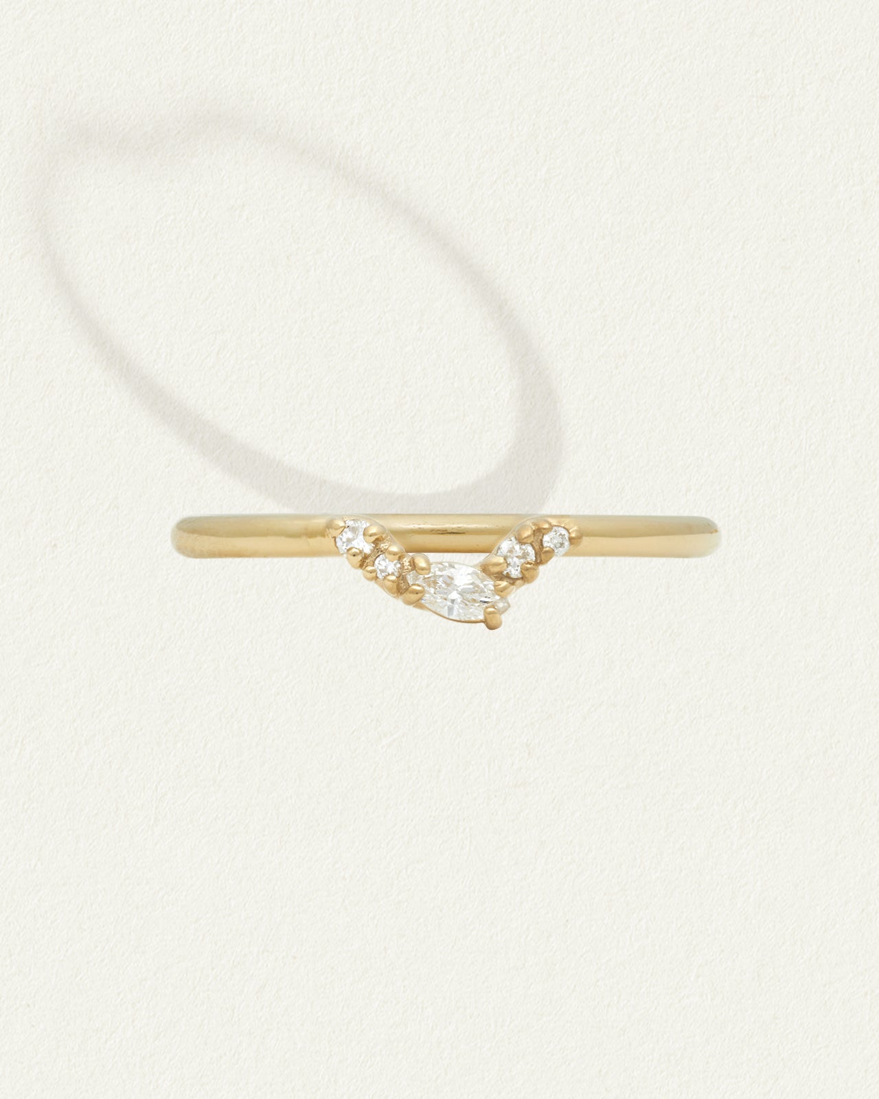 Temple of the Sun Nimbus Ring Diamond Solid Gold