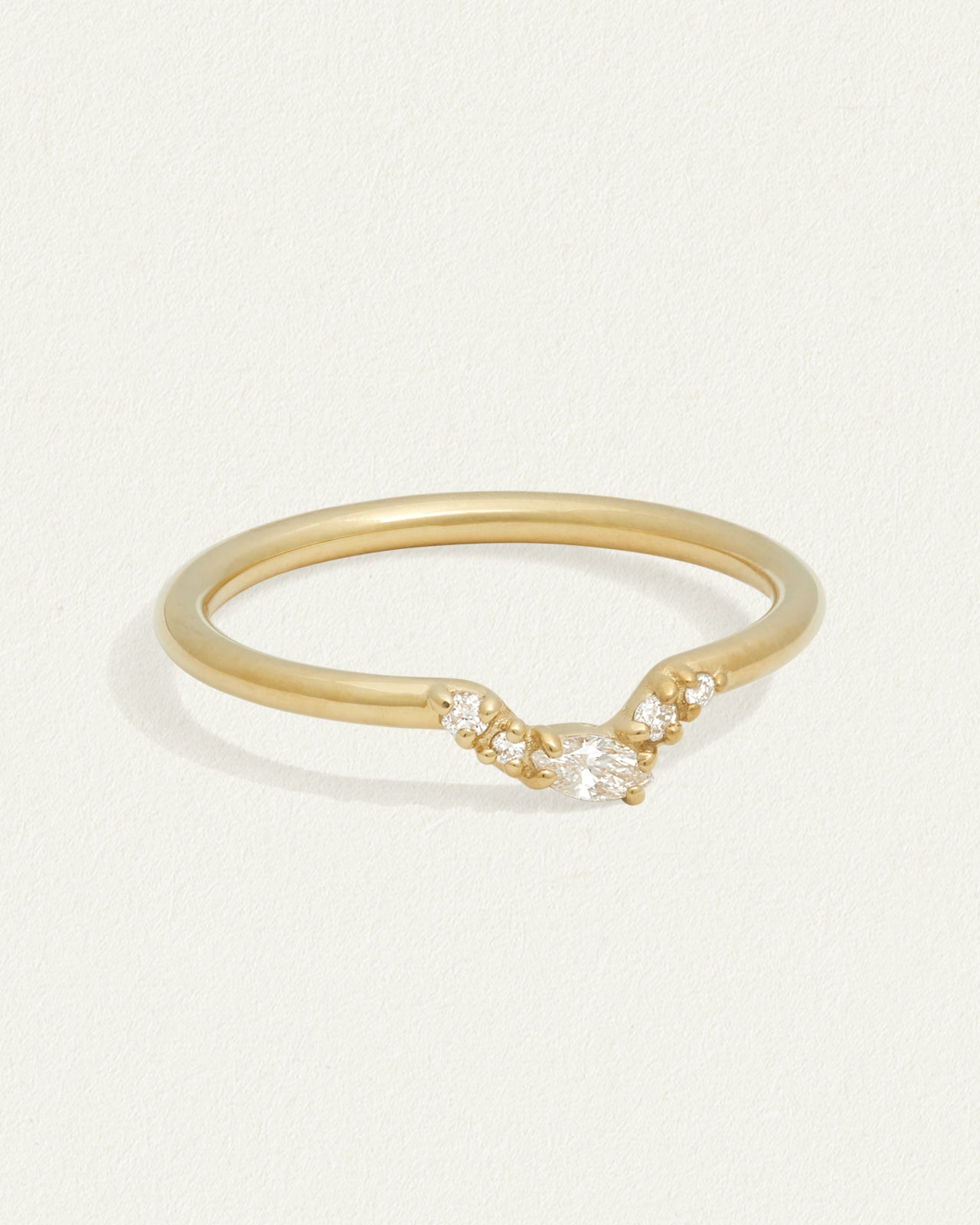 Temple of the Sun Nimbus Ring Diamond Solid Gold