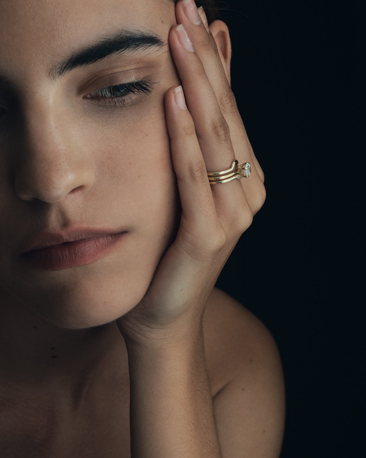 Temple of the Sun Nimbus Ring Solid Gold