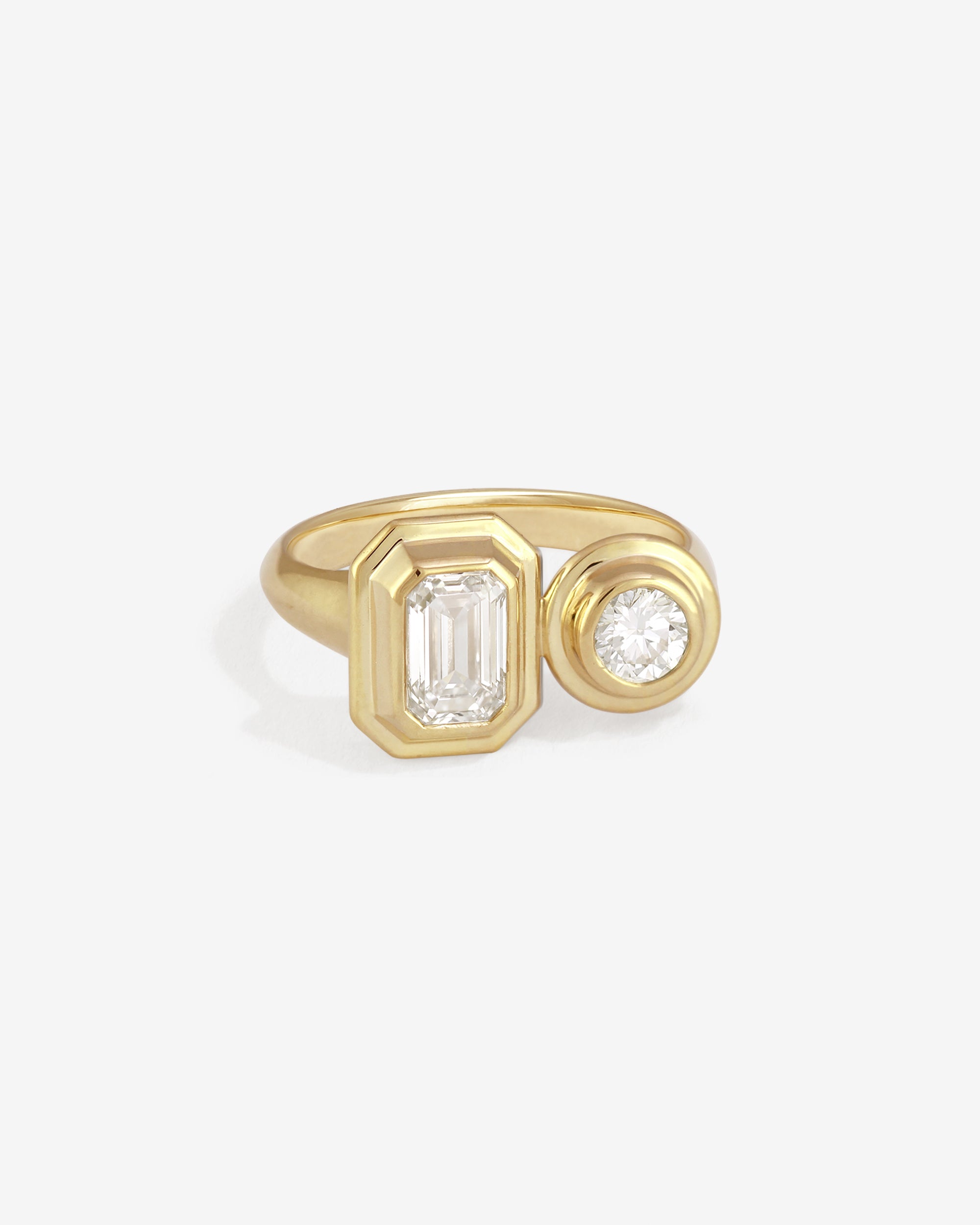 Temple of the Sun Nova Ring Diamond Solid Gold