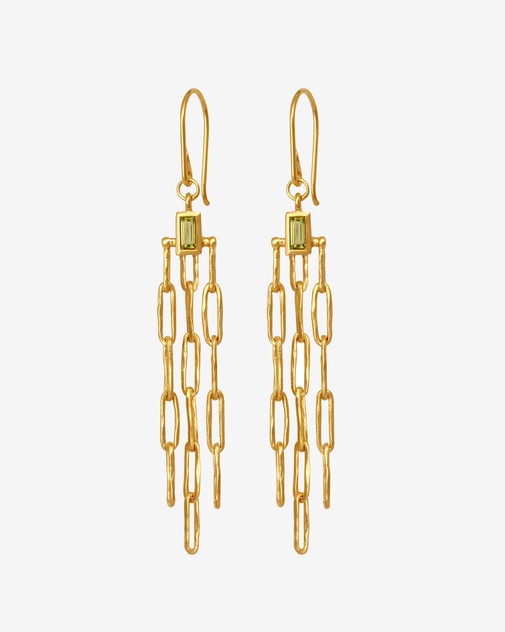Temple of the Sun Olea Earrings Gold Vermeil