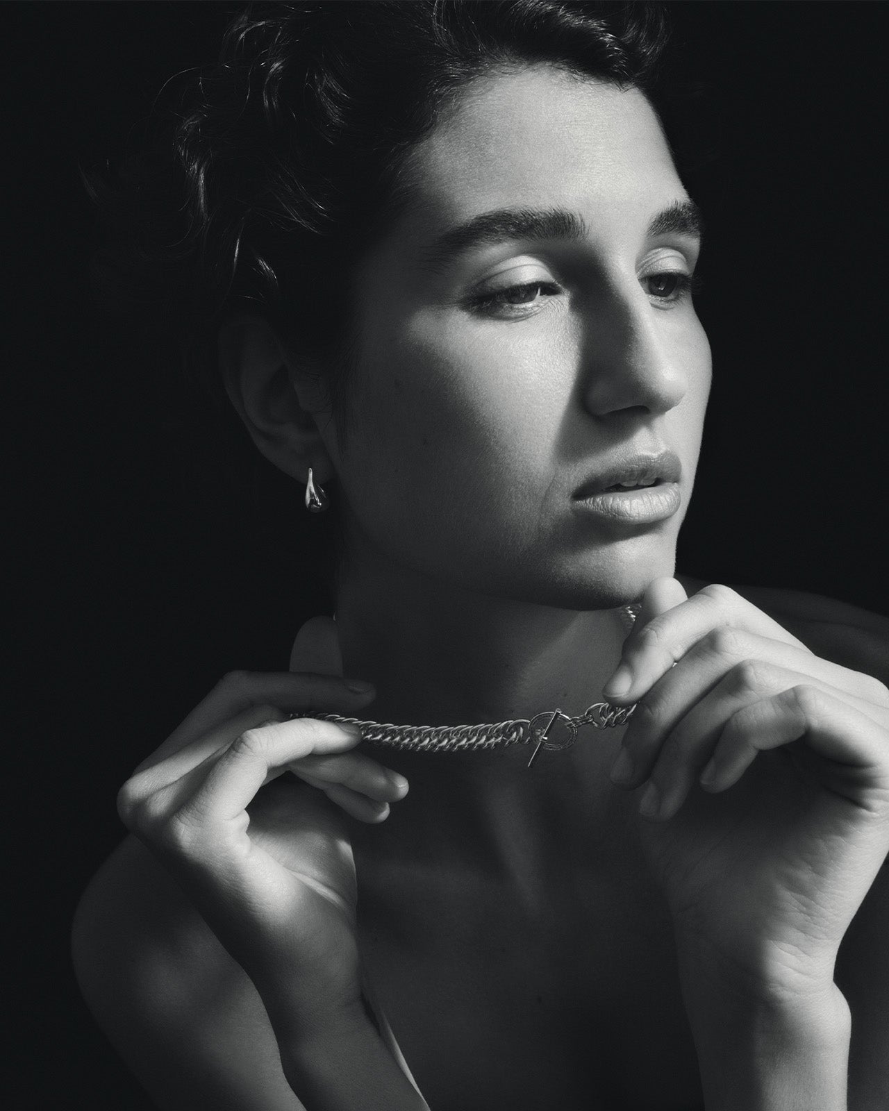 Temple of the Sun Olympus Necklace Silver