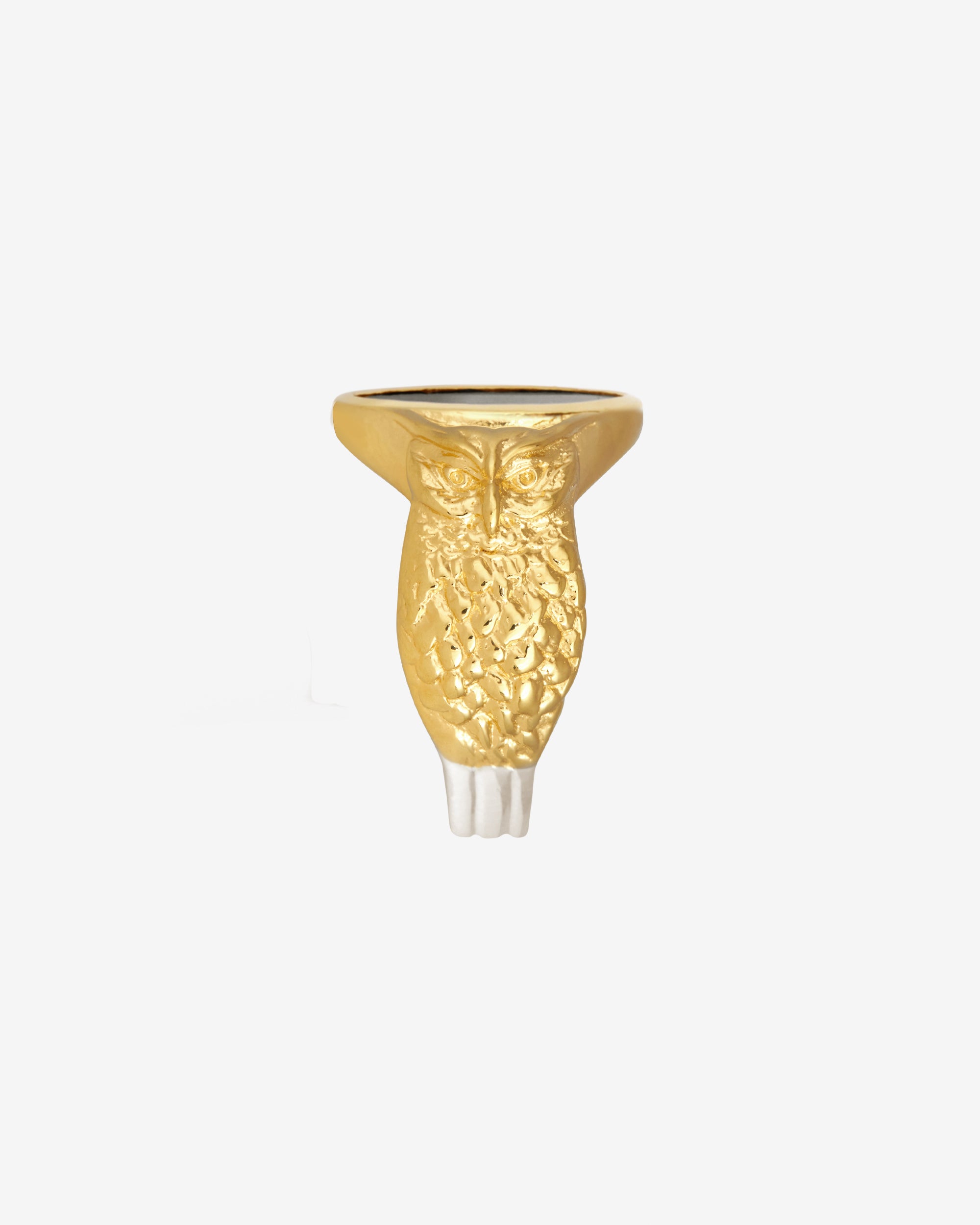 Temple of the Sun Palas Ring Onyx Gold Vermeil