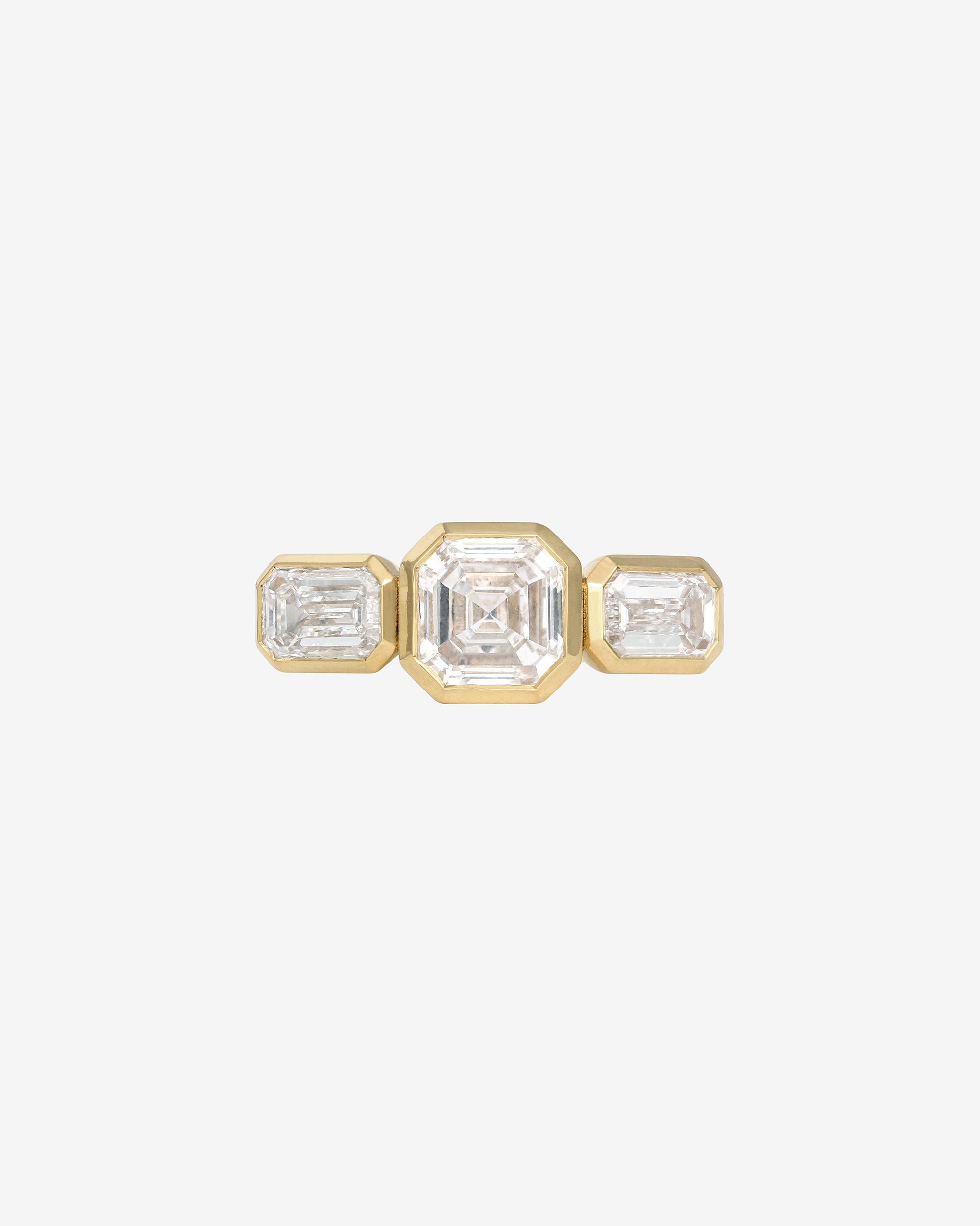 Temple of the Sun Paloma Trilogy Ring Diamond Solid Gold