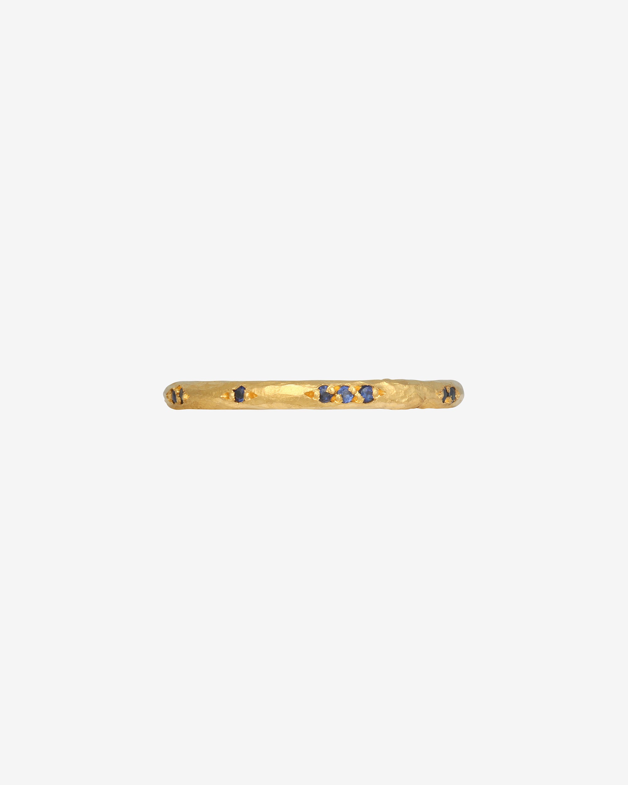 Temple of the Sun Patara Stacking Ring Sapphire Solid Gold