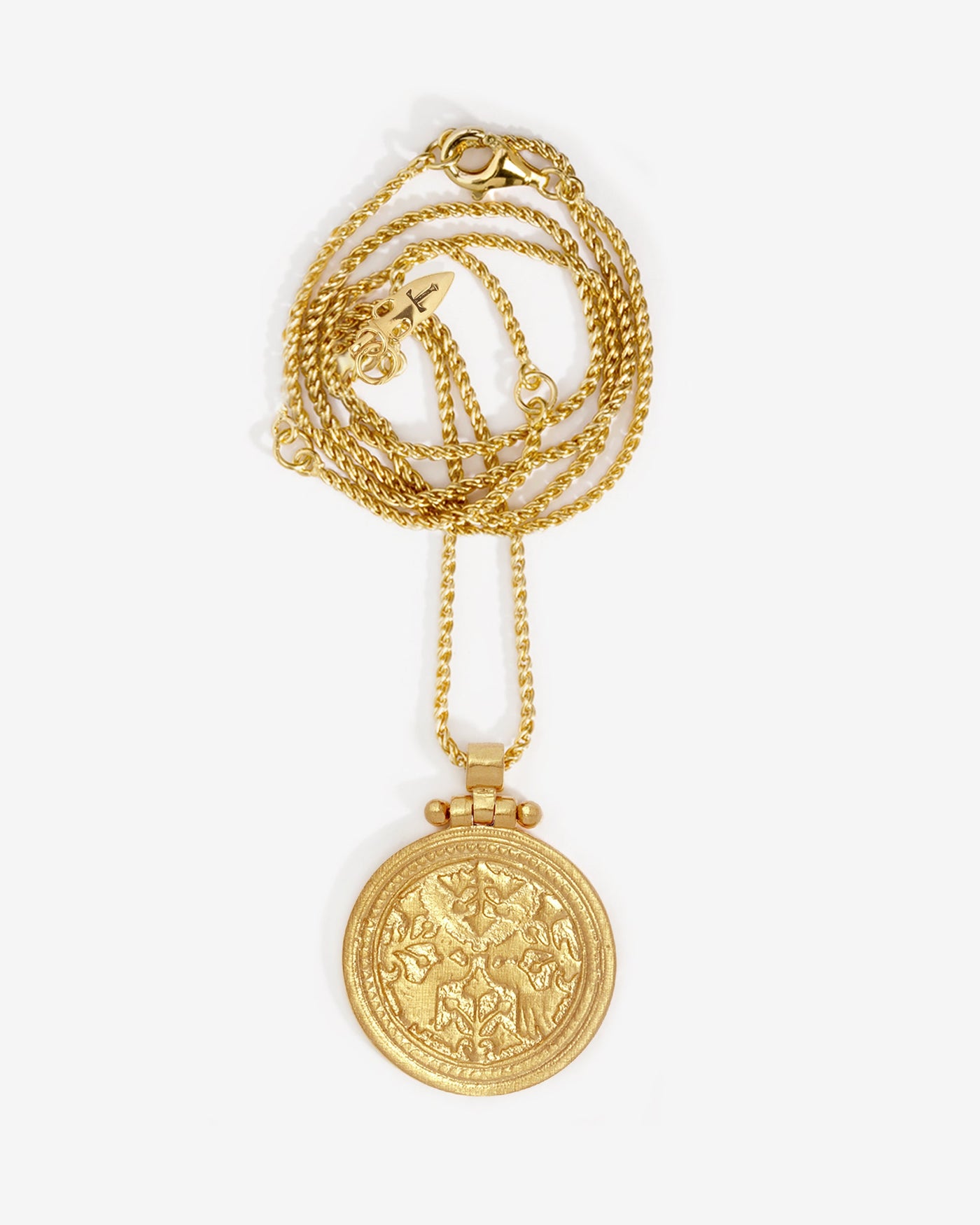 Peacock Necklace Gold Vermeil – Temple of the Sun Jewellery