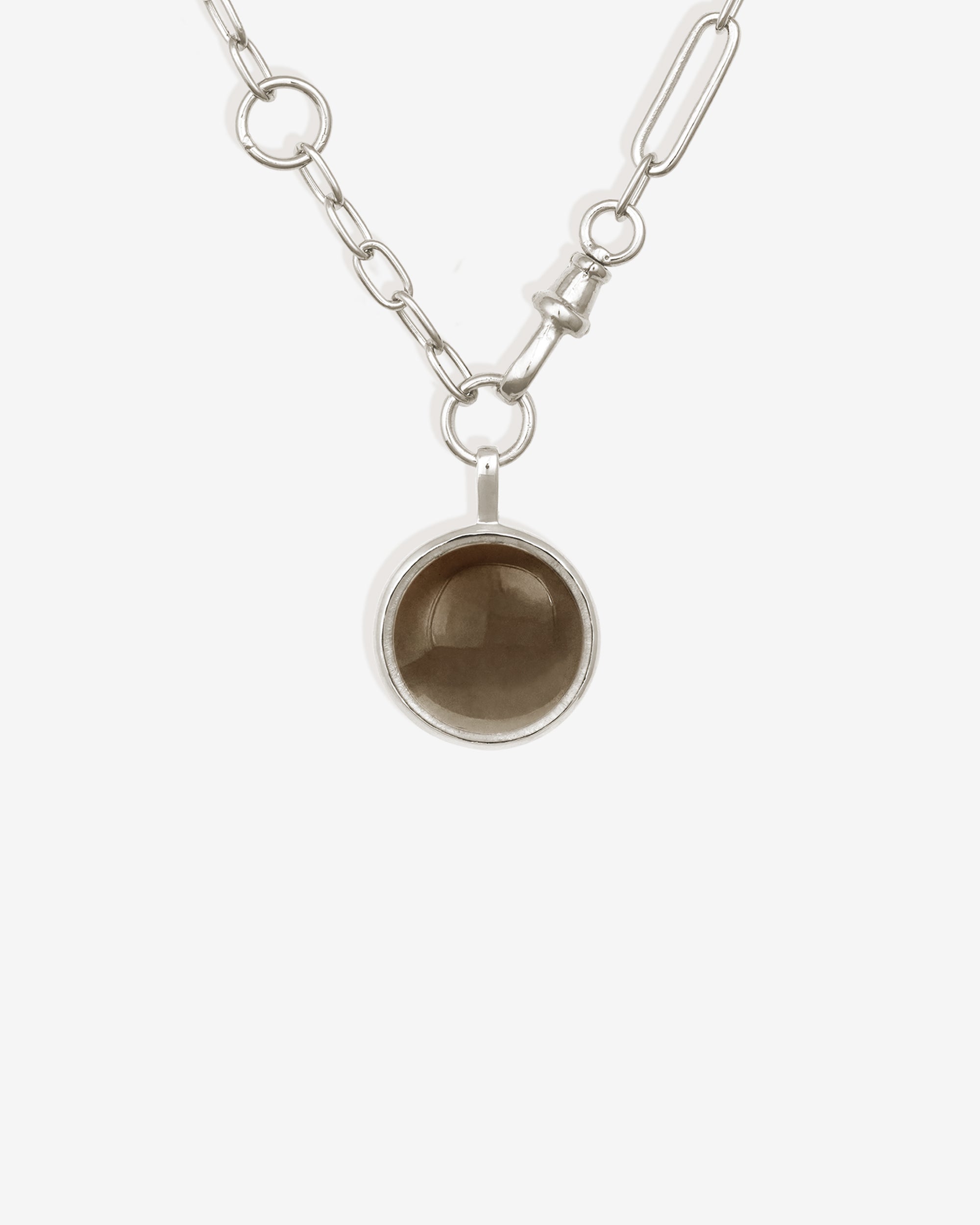 Temple of the Sun Pera Necklace Silver