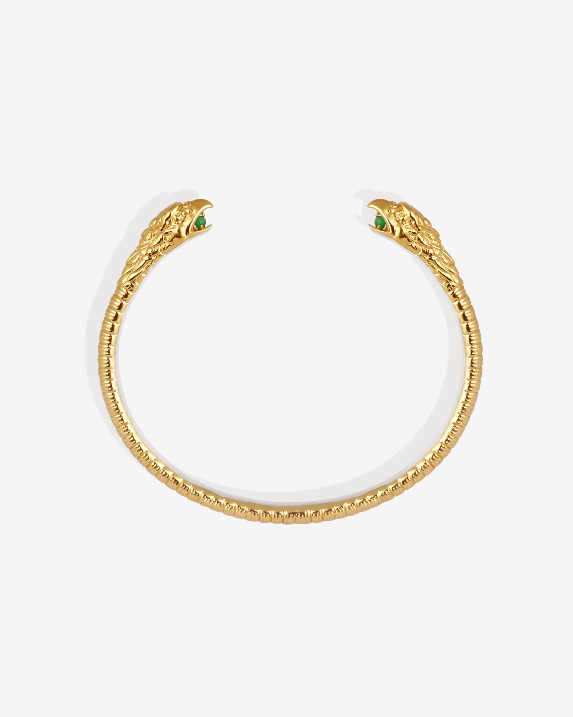 Temple of the Sun Phoenix Cuff Gold Vermeil