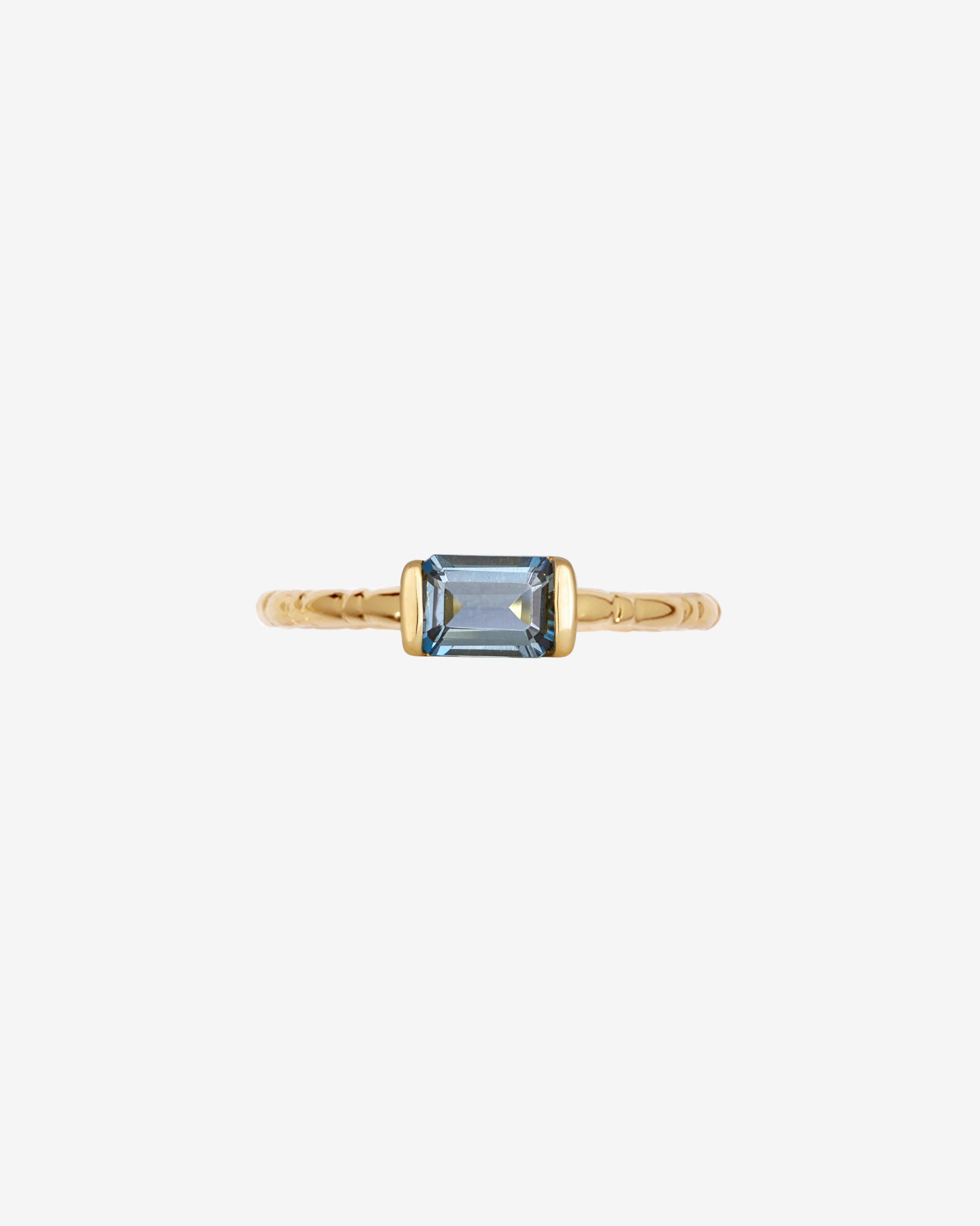 Temple of the Sun Pia Polished Ring Topaz Gold Vermeil